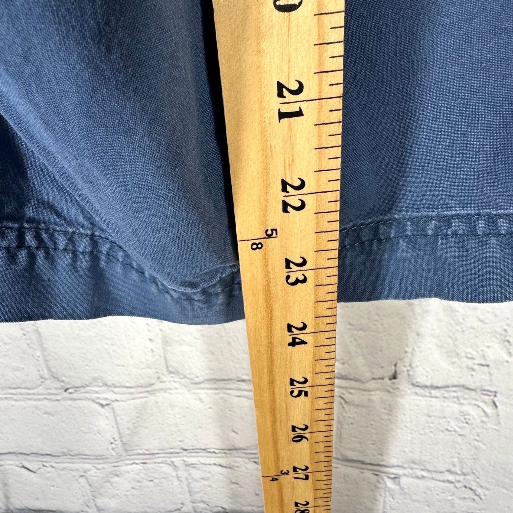 Vintage Polo Jeans Co. Ralph Lauren Cargo Shorts Mens 33 Blue Surplus Cinch Back Flat Front 10 In Inseam Regular Rise 90s USA Preppy Casual Workwear Size US XS / EU 42 / 0 - 4 Thumbnail