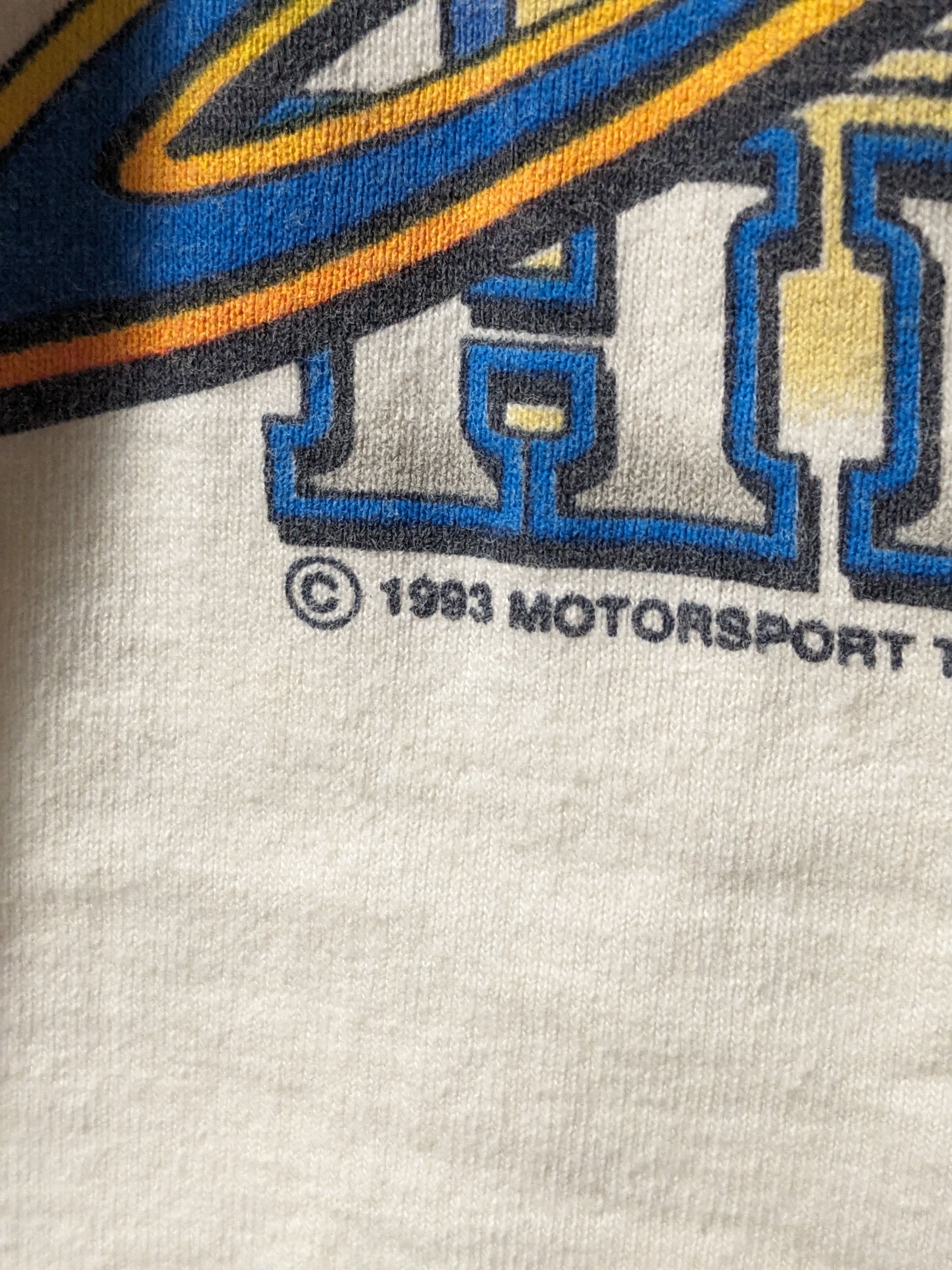 NASCAR × Vintage Vintage 1993 Nascar Jeff Gordan Racing Speedway T-Shirt Size US L / EU 52-54 / 3 - 3 Thumbnail