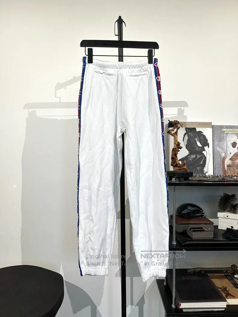 Vetements VETEMENTS size S Champion Striped Small Logo Embroidered D Size US 27 - 1 Thumbnail