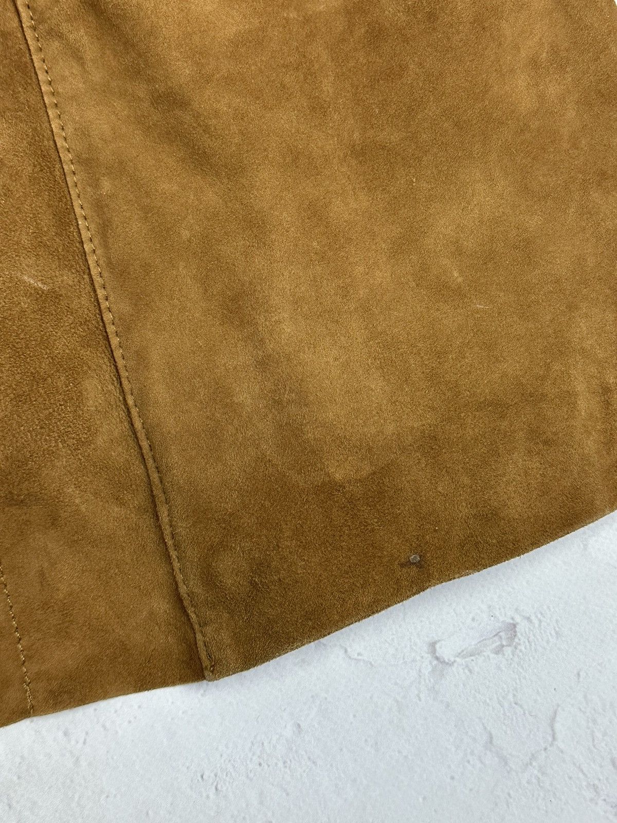 If Six Was Nine Vintage Brown Suede Jacket Size XL / US 12-14 / IT 48-50 - 7 Thumbnail