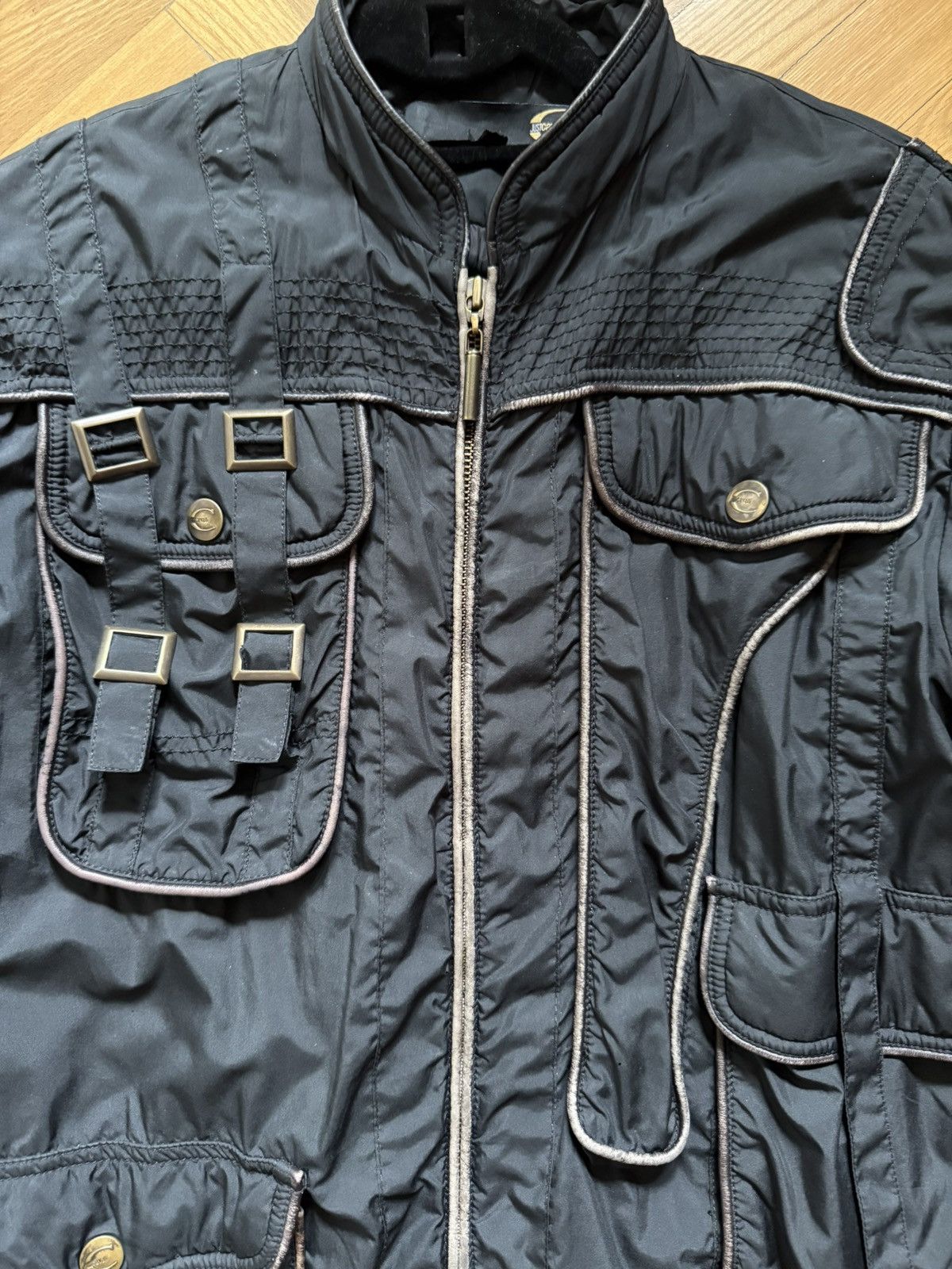 Just Cavalli Just Cavalli/Roberto Cavalli Cargo Gun Black Utility Bomber Size US M / EU 48-50 / 2 - 6 Thumbnail
