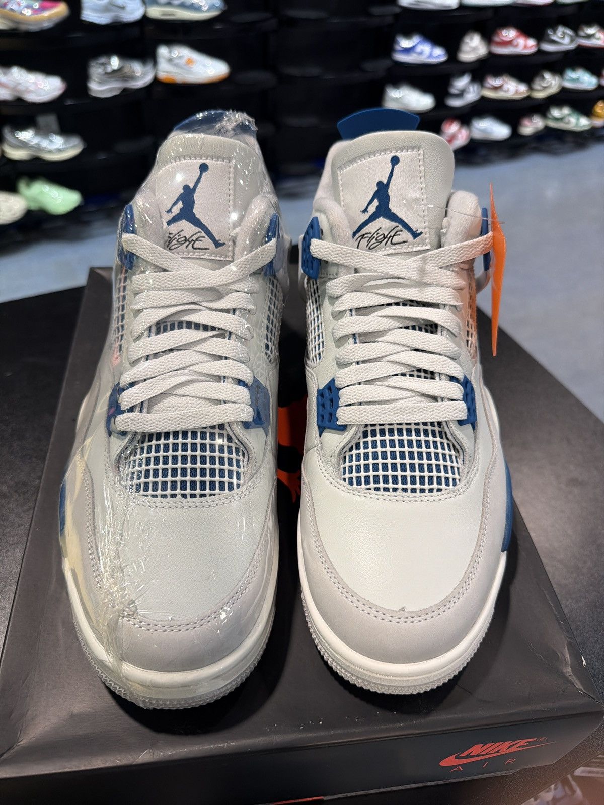 Jordan Brand Jordan 4 Military Blue Size-10.5 Brand New Quick Shipping Size US 10.5 / EU 43-44 - 6 Thumbnail