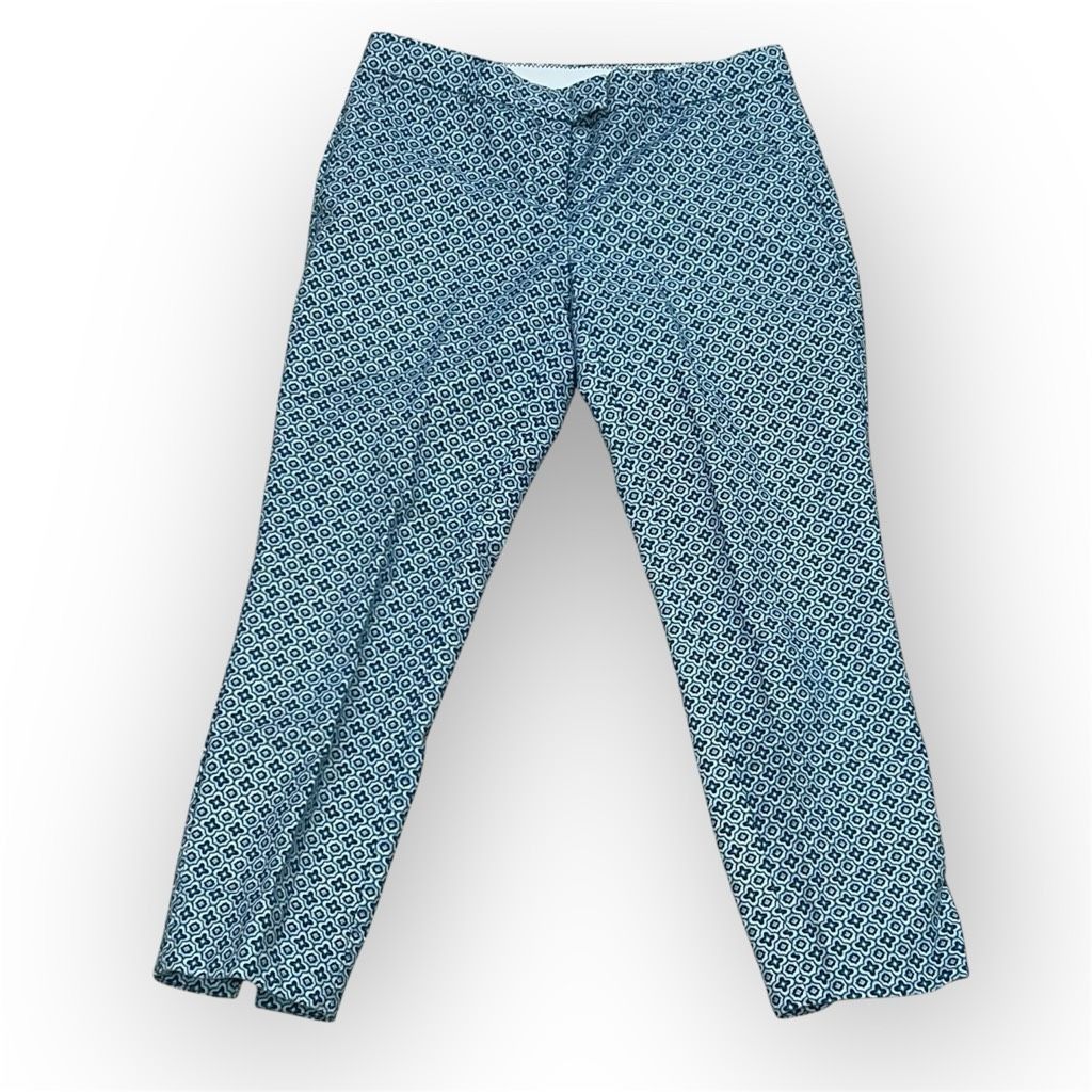 Cynthia Rowley Cynthia Rowley, Geometric Print Stretch Trousers Pressed Fro Size 28" / US 6 / IT 42 - 1 Thumbnail
