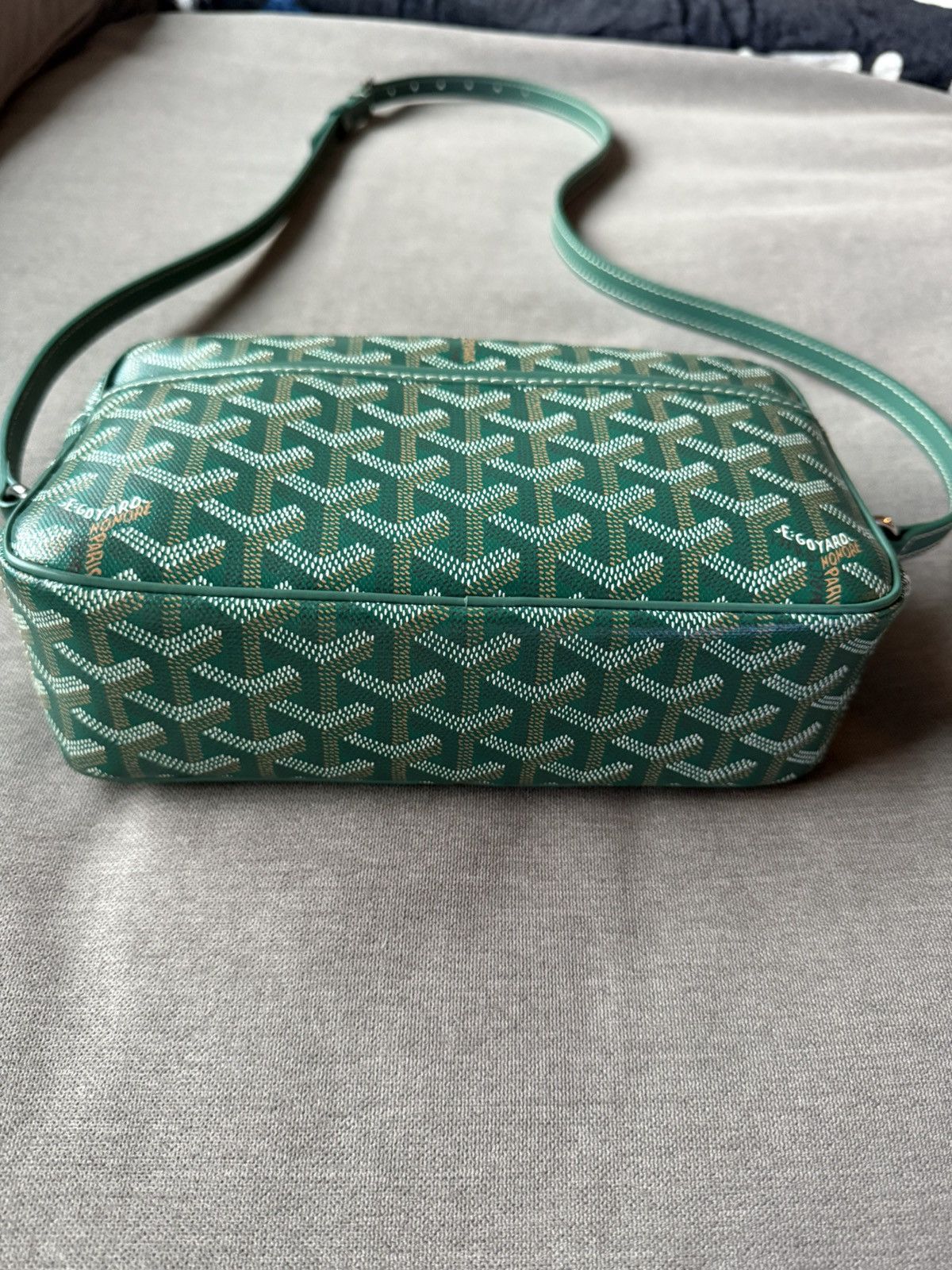 Goyard Goyard Cap Vert Goyardine Bag Green Size ONE SIZE - 3 Thumbnail