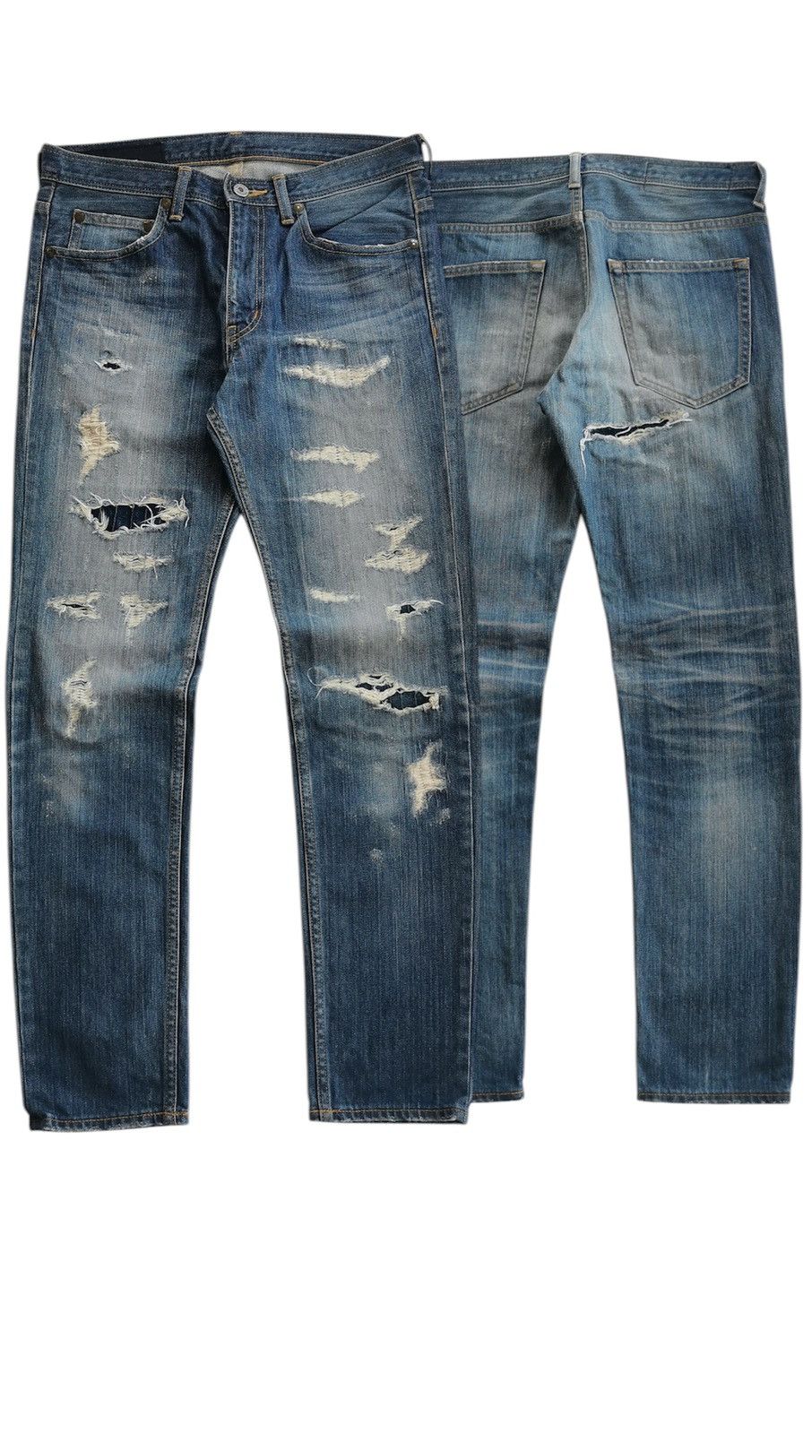 NANO universe × Number (N)ine Boro Distressed Nano Universe Denim Jeans Size US 29 - 1 Thumbnail