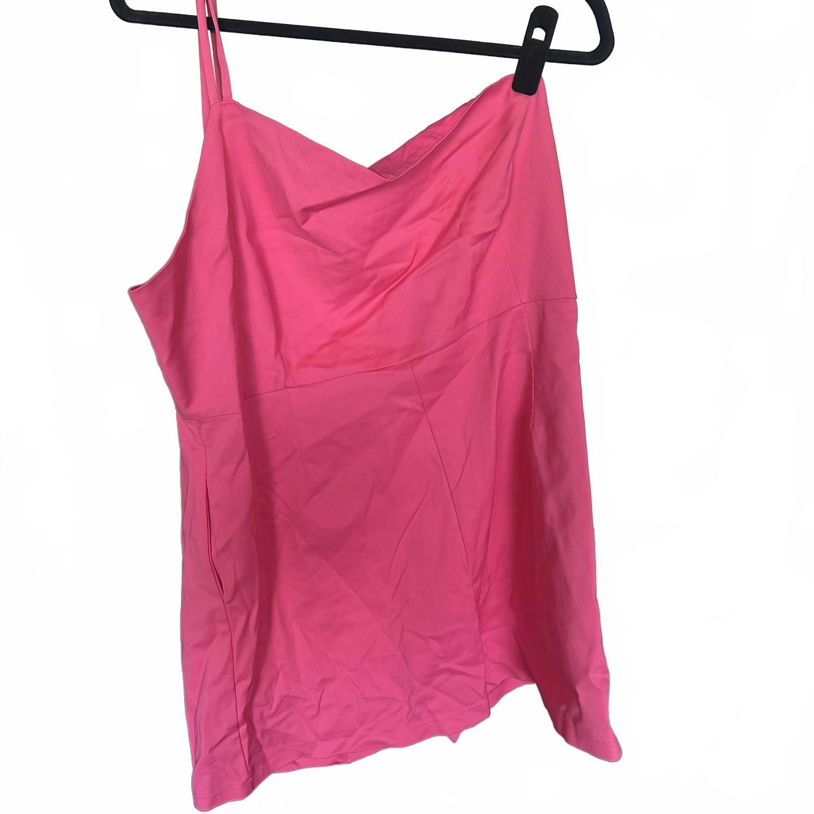 Designer Chic Pink Spaghetti Strap Romoer Size 42" / US 20 - 1 Preview