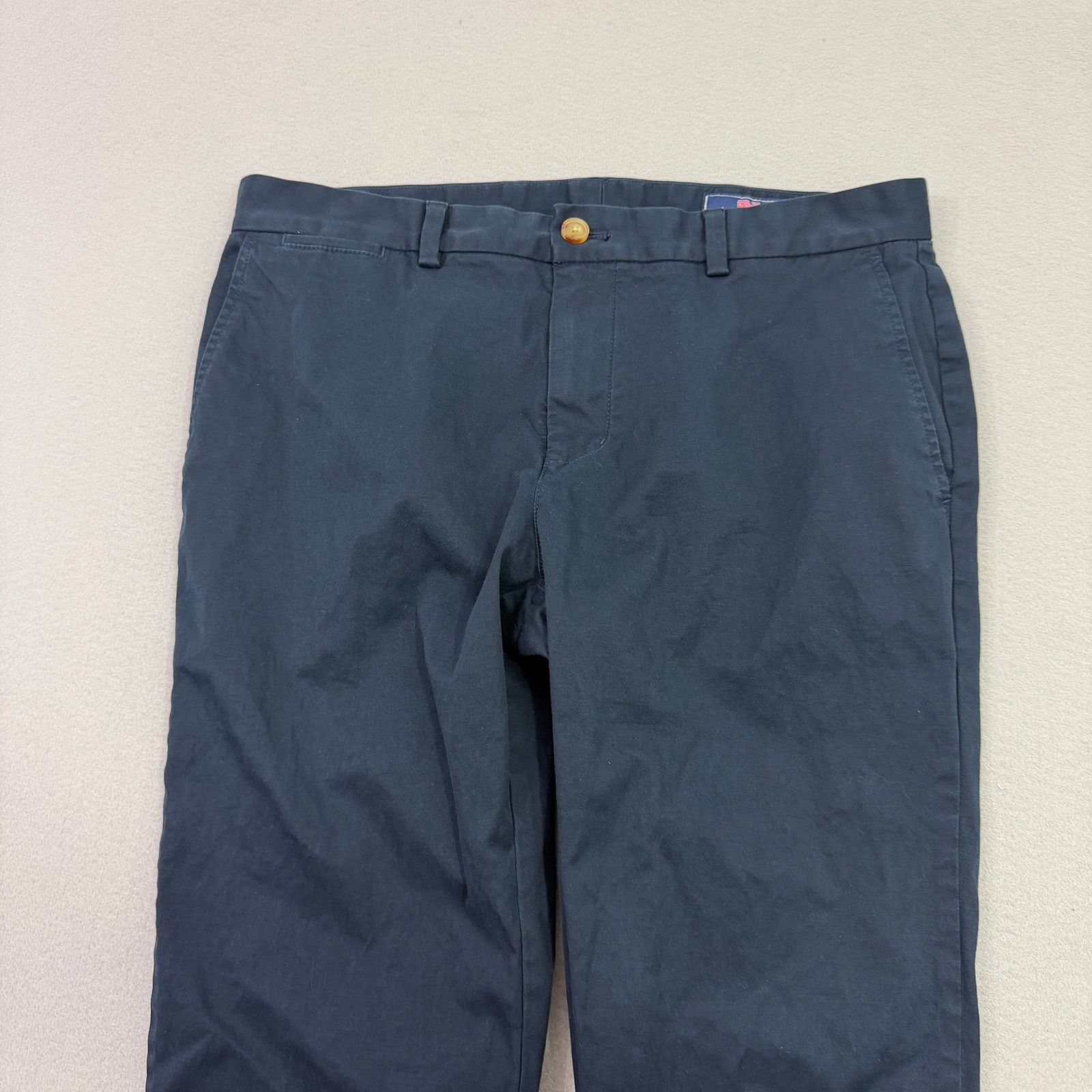 Vineyard Vines Vineyard vines Chino Pants Men's 35x30 Blue Straight Preppy Size US 35 - 2 Thumbnail