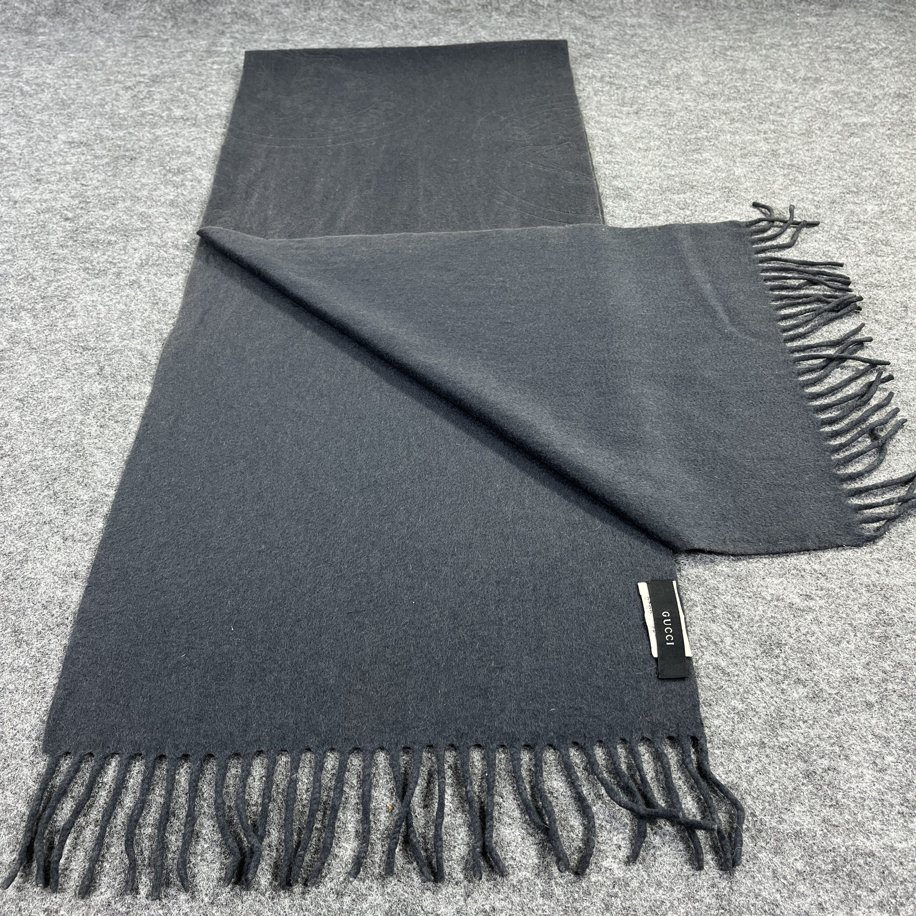 Gucci Gucci Wool Scarf / Muffler / Neckwear T995 Size ONE SIZE - 3 Thumbnail