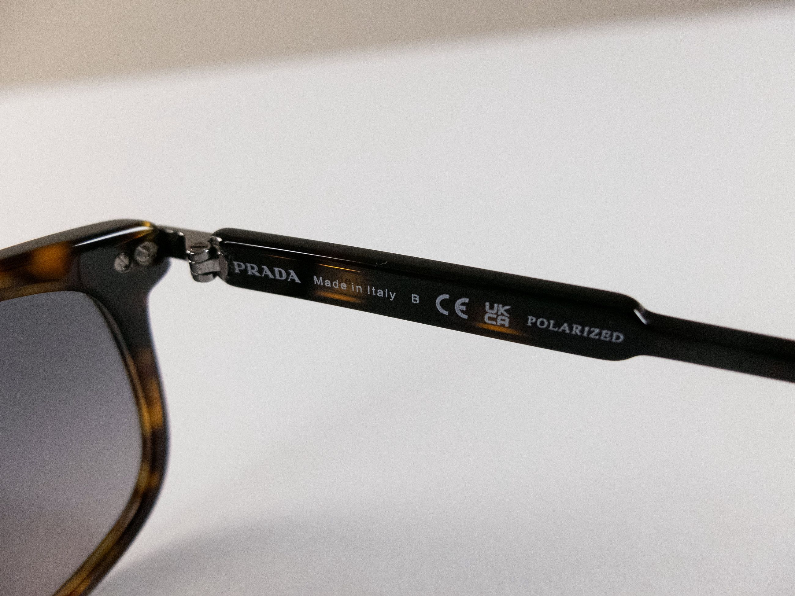 Prada PRADA cedar brown tortoise shell square frame sunglasses Size ONE SIZE - 8 Thumbnail