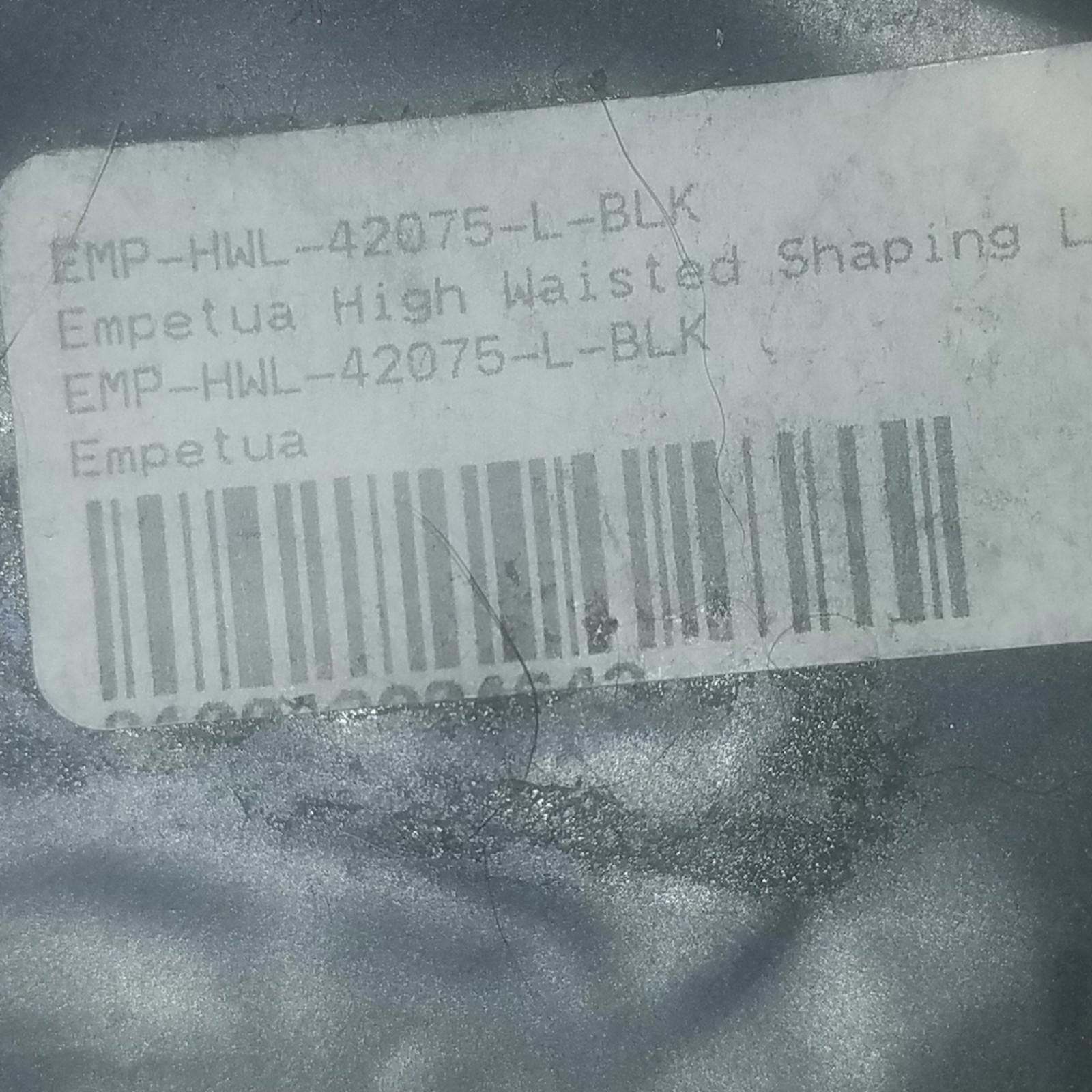 Designer NWT Empetua High-Waisted Shaping Legging Black Large Size ONE SIZE - 3 Thumbnail