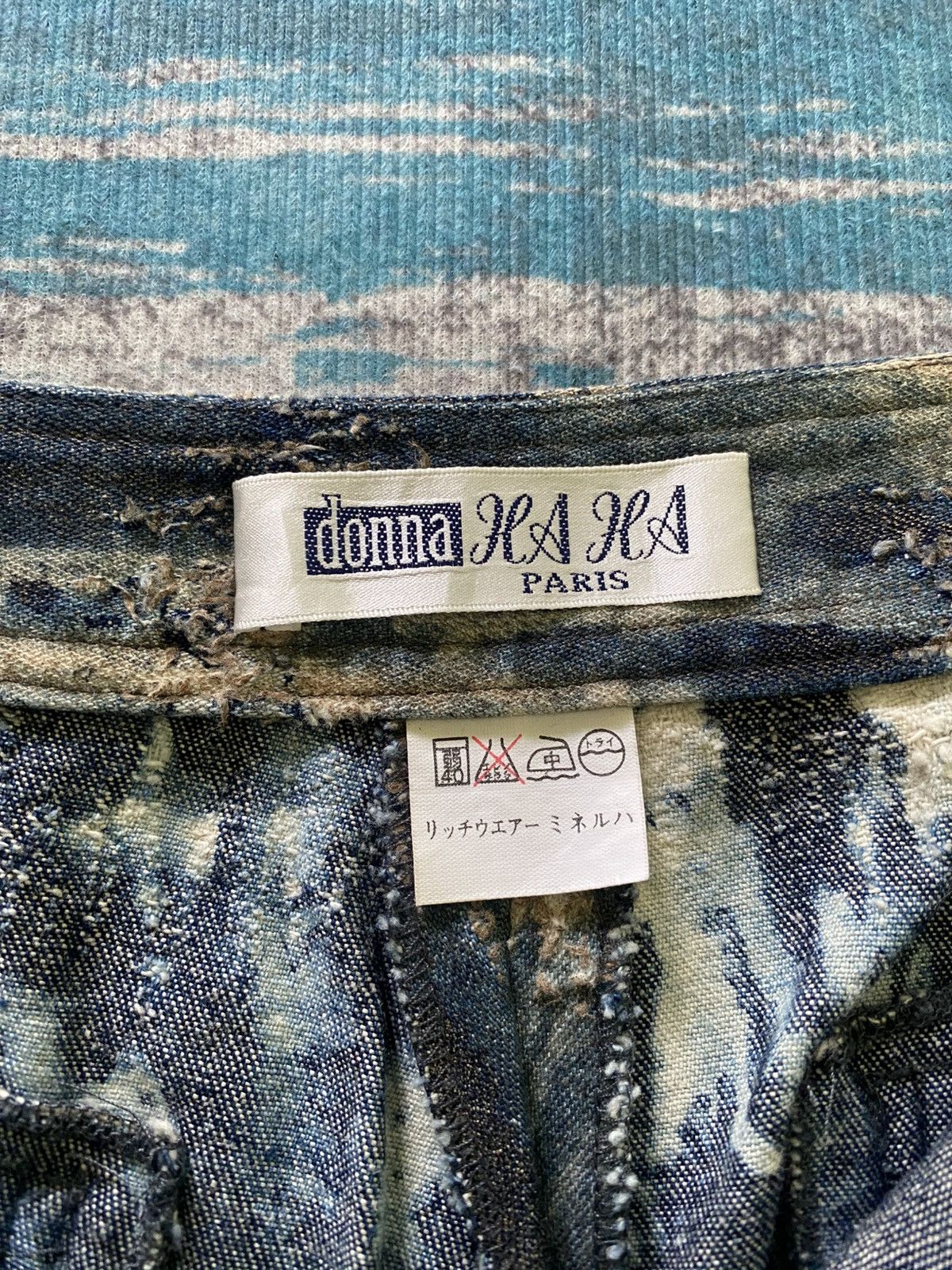 Designer × If Six Was Nine × Vintage Donna Paris Borro Acid Wash Pants Size 26" / US 2 / IT 38 - 3 Thumbnail