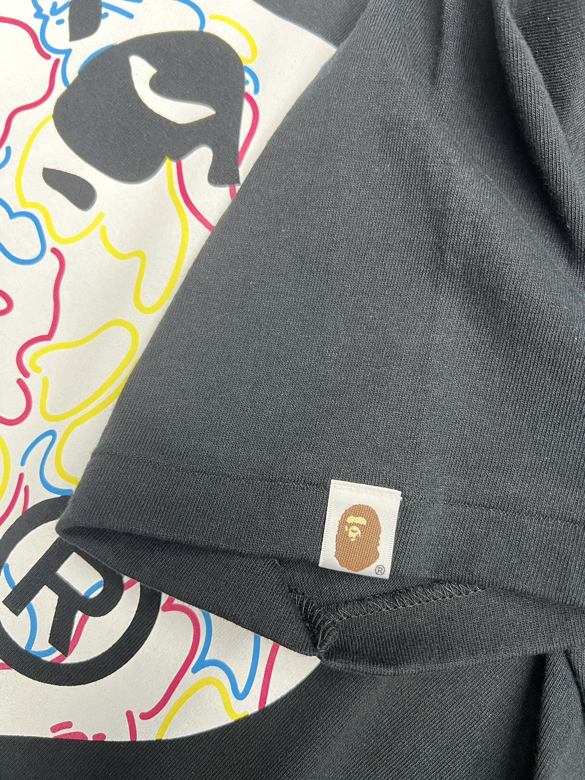 Bape Bape Neon Camo Big Ape Head T-Shirt Size US XL / EU 56 / 4 - 3 Thumbnail