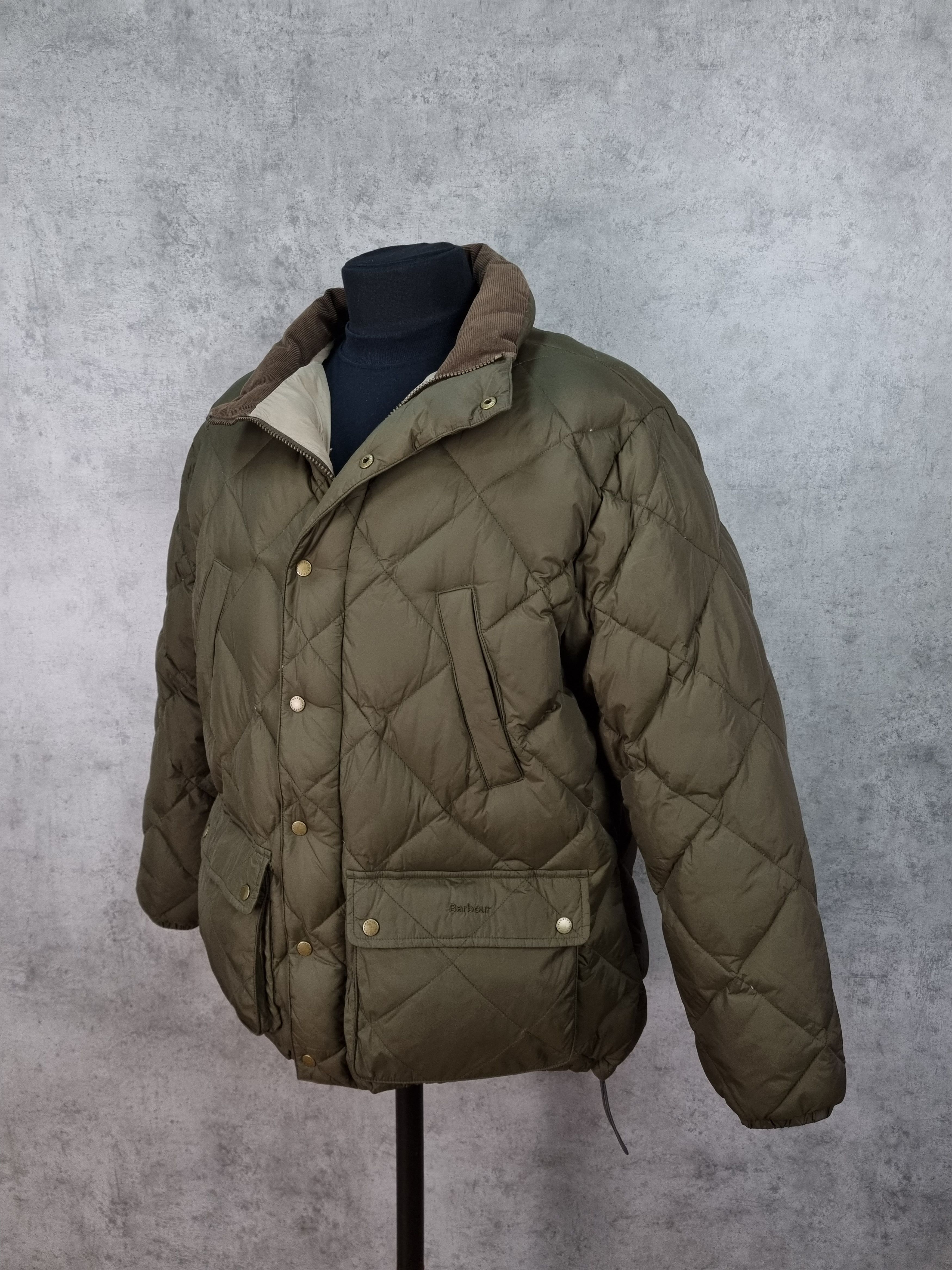 Barbour × Vintage Rare Barbour Down Quilted Jacket Arctic Size US L / EU 52-54 / 3 - 18 Thumbnail
