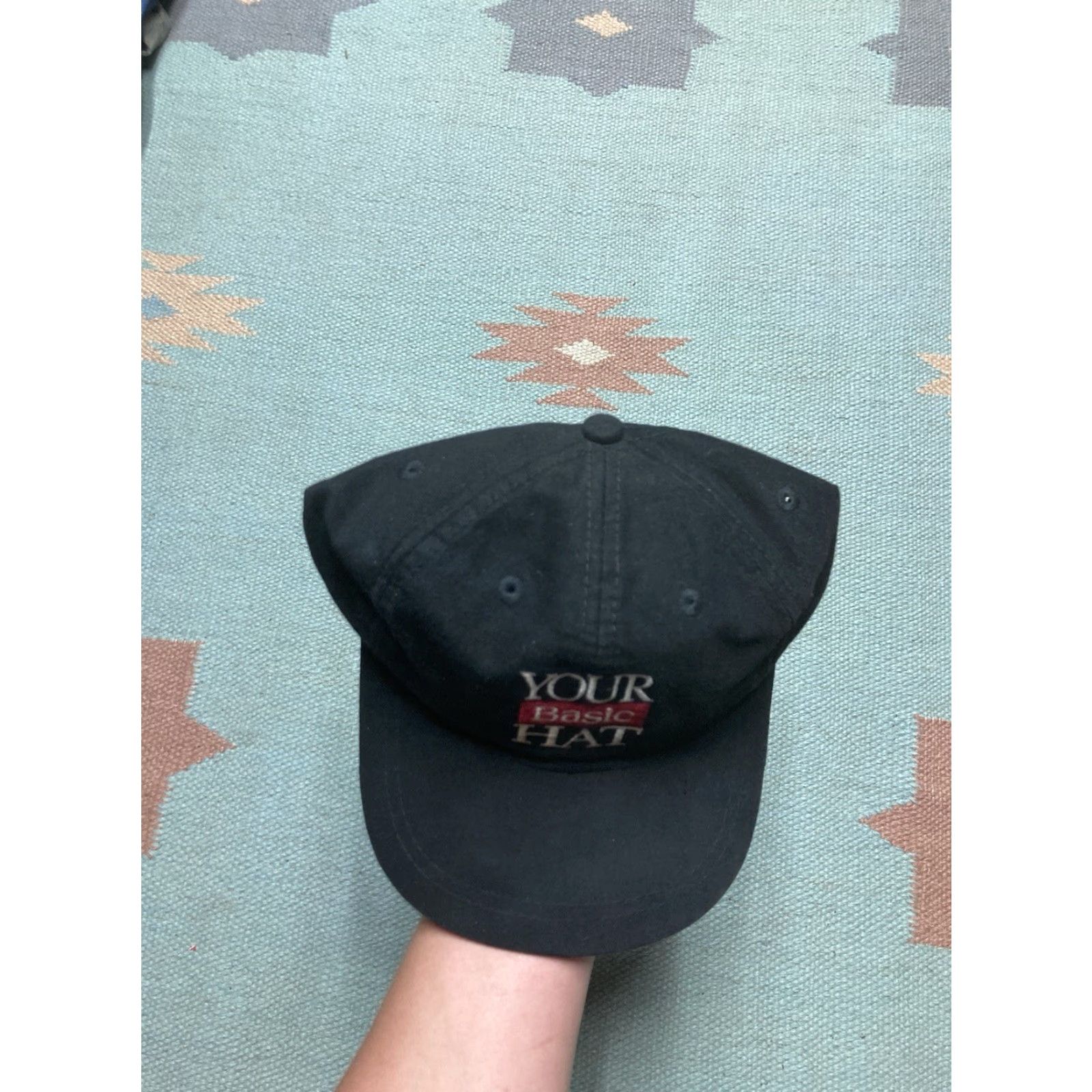Vintage VINTAGE Unbranded SnapBack Baseball Cap Hat Adjus table 90s Y2K Black Mens Funny Novelty Topic Size ONE SIZE - 3 Thumbnail