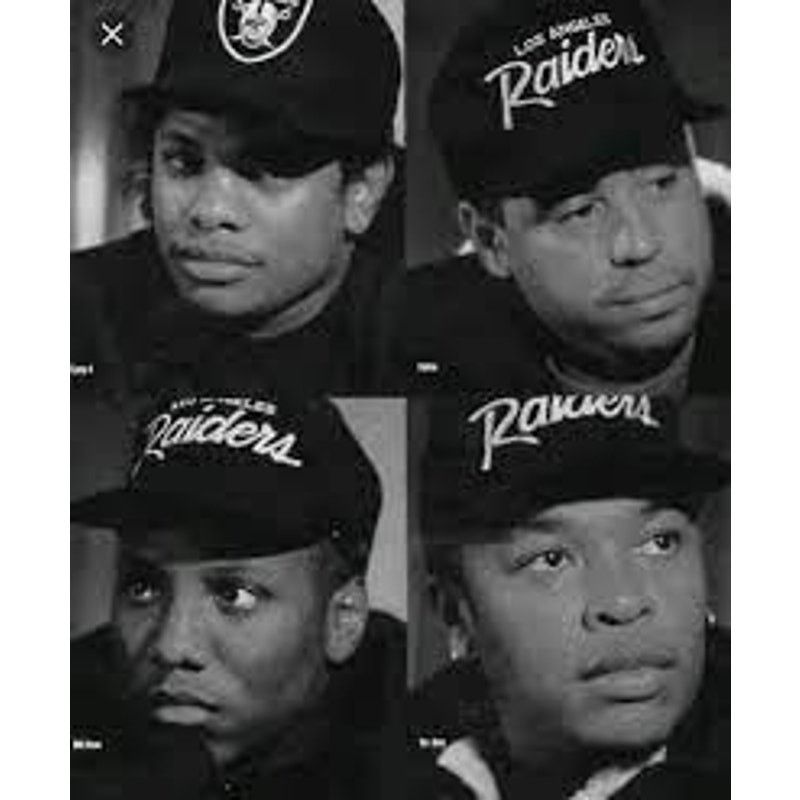 NFL × Sports Specialties Los Angeles Raiders 90s SCRIPT Dline snapback Twill NFL vtg Size ONE SIZE - 2 Thumbnail