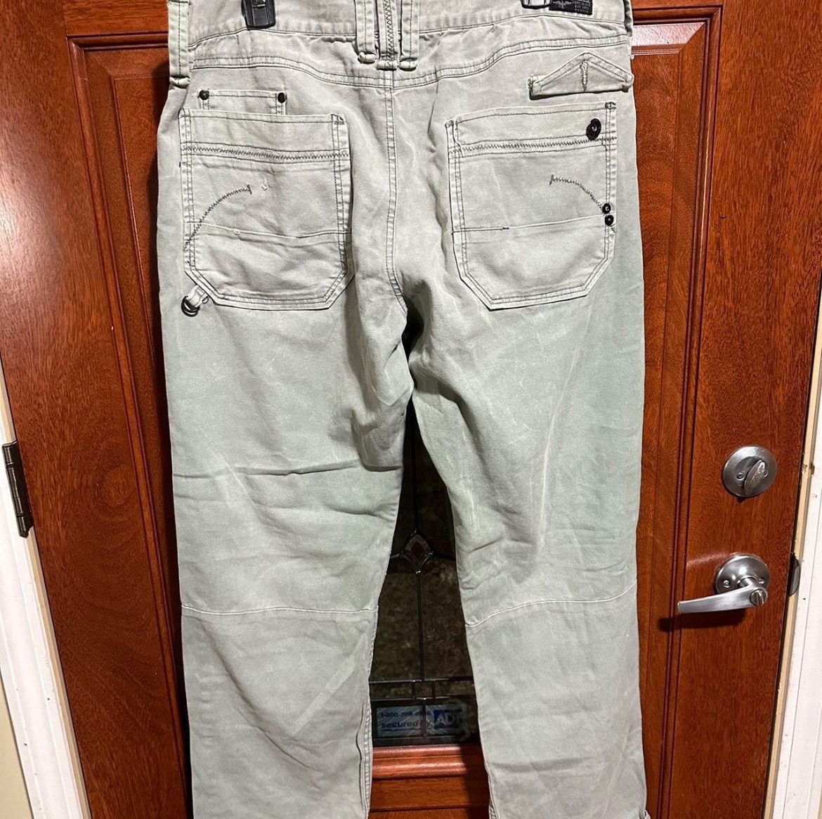 Vintage Vintage Y2K Straight Leg Cargo Utility Pants Skater 38x31 Size US 38 / EU 54 - 6 Thumbnail