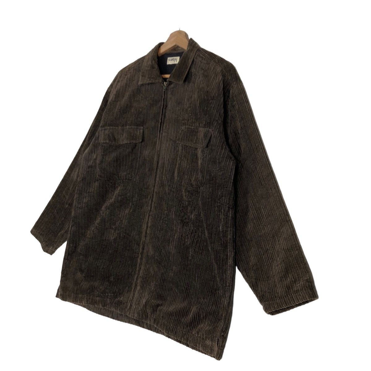 Japanese Brand 🔥90’s Vtg Corduroy Jacket Worker Kansai Yamamoto Japan Size US L / EU 52-54 / 3 - 2 Thumbnail