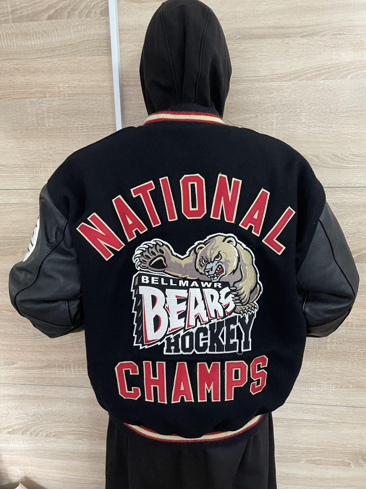 Delong Vintage DeLONG Varsity Jacket — Bellmawr Bears Hockey 2003 Size US XXL / EU 58 / 5 - 1 Thumbnail