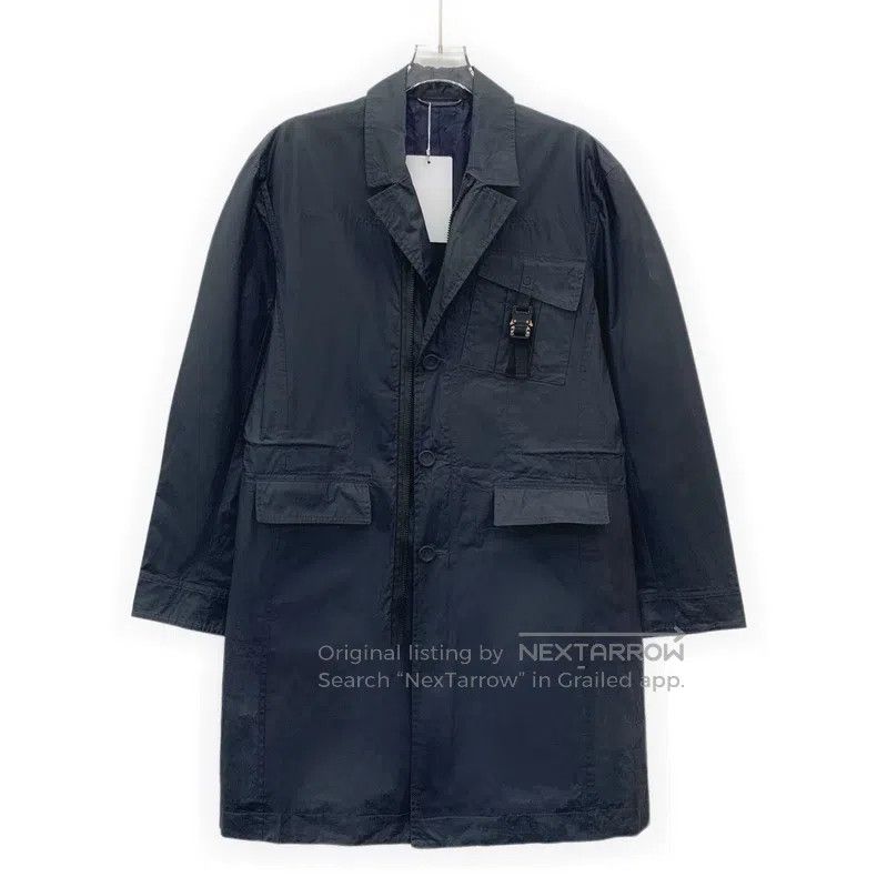 Dior Dior 22 blue and black cotton lapel single-breasted long-s Size US S / EU 44-46 / 1 - 1 Thumbnail