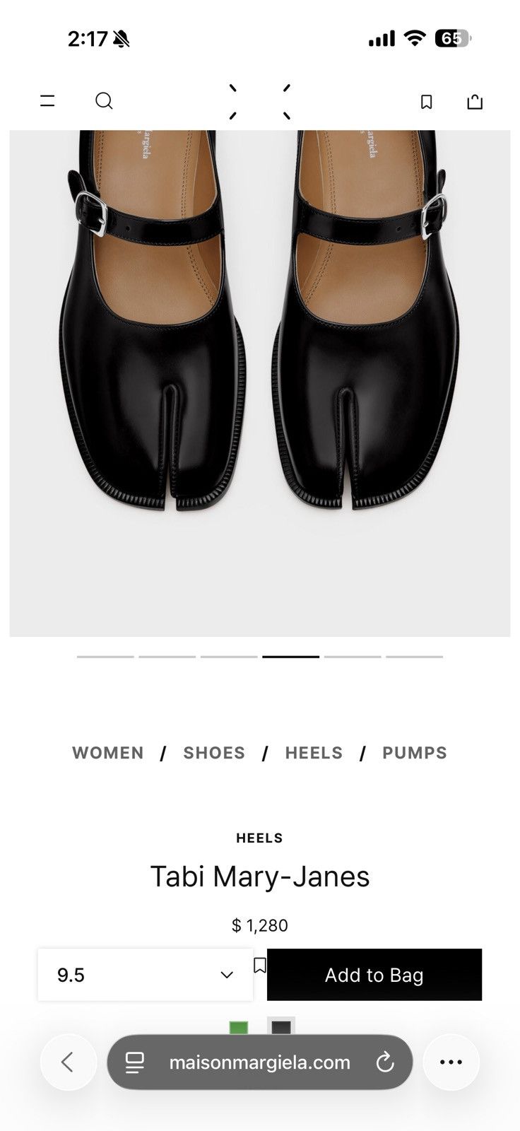 Maison Margiela Maison Margiela Tabi Mary-Janes Size US 8.5 / IT 38.5 - 4 Thumbnail