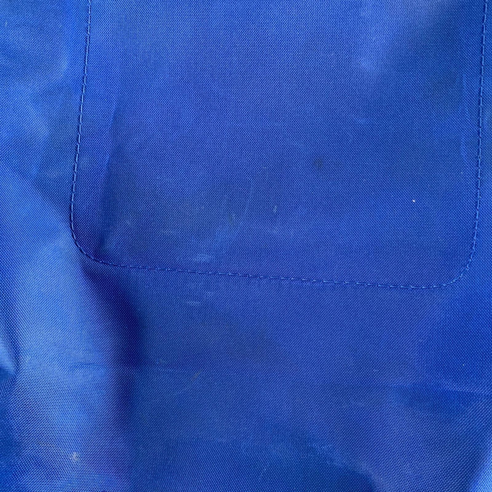 Longchamp Blue Brown Mixed Materials Nylon Leather Backpack Handbag Size ONE SIZE - 8 Thumbnail