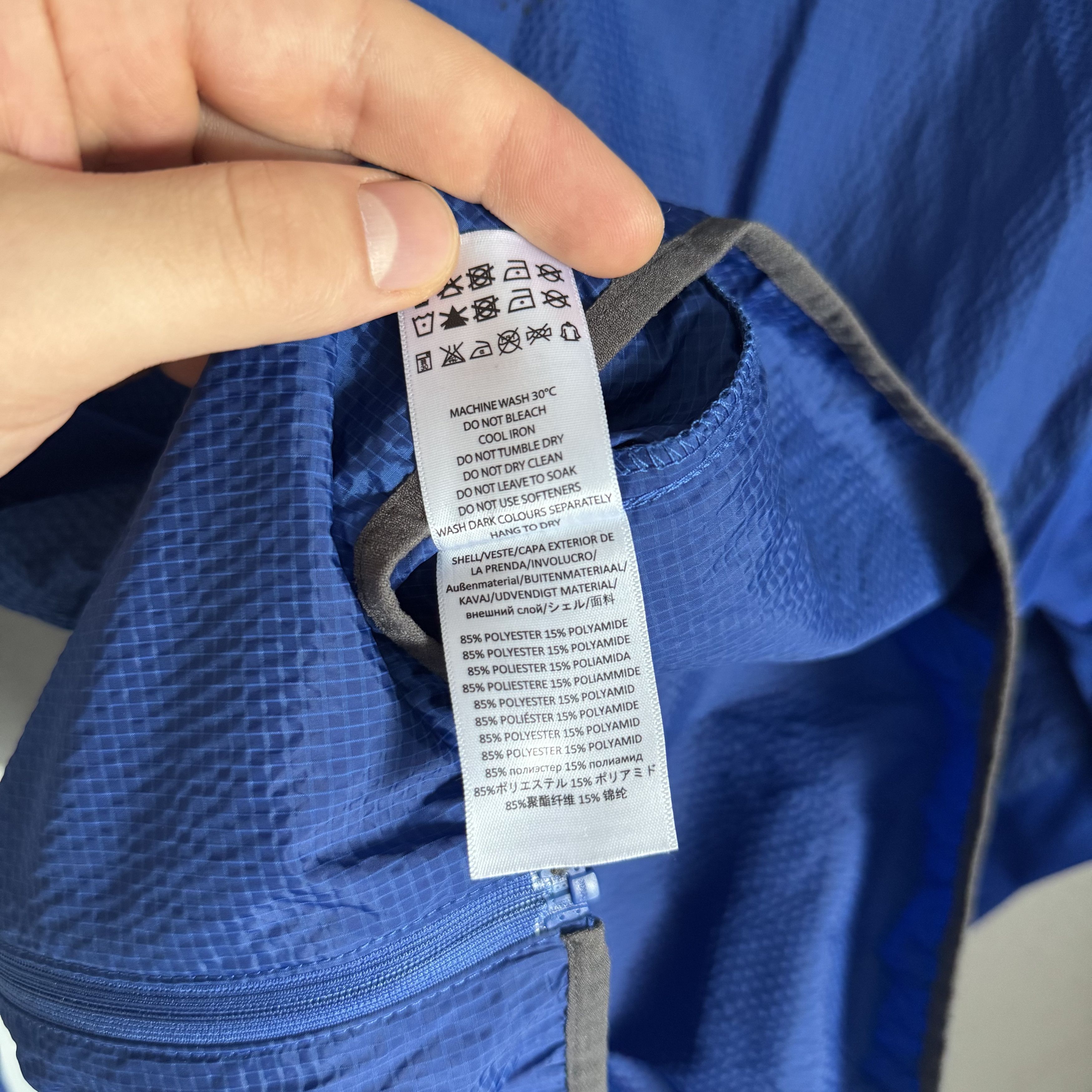 Rapha Men's DHB Run Apparel Blue Lightweight Jacket Size L Size US L / EU 52-54 / 3 - 10 Thumbnail