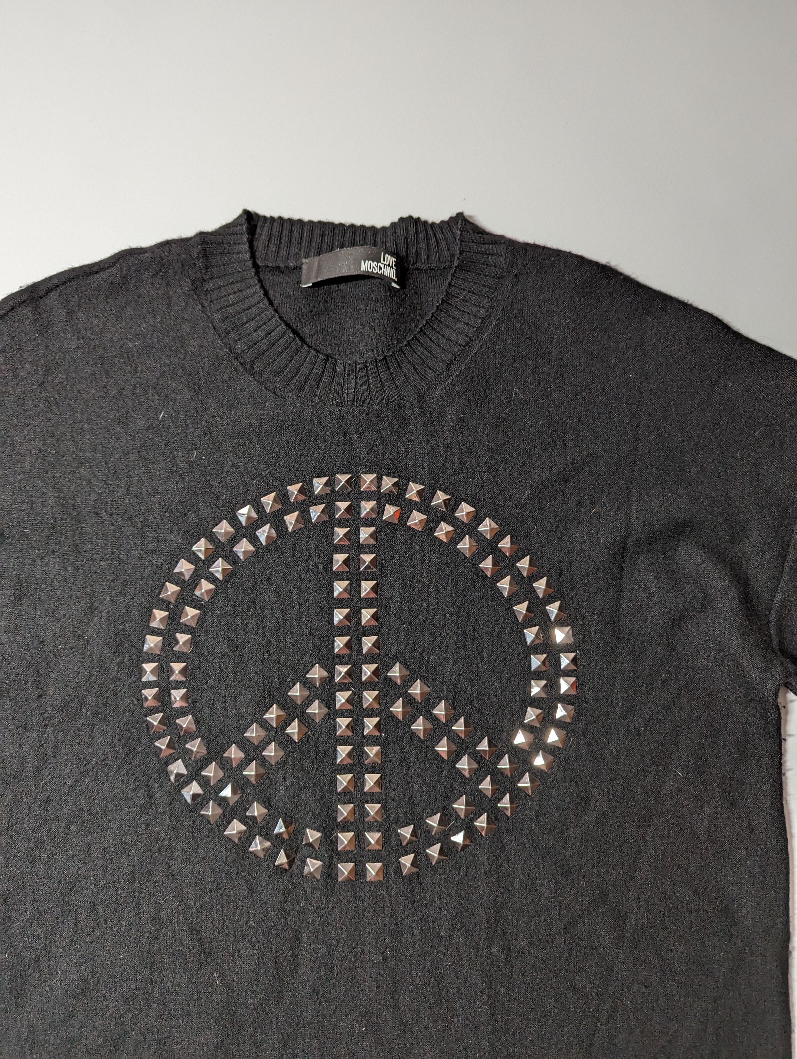 Love Moschino LOVE MOSCHINO Studded wool blend dress Size M / US 6-8 / IT 42-44 - 6 Thumbnail