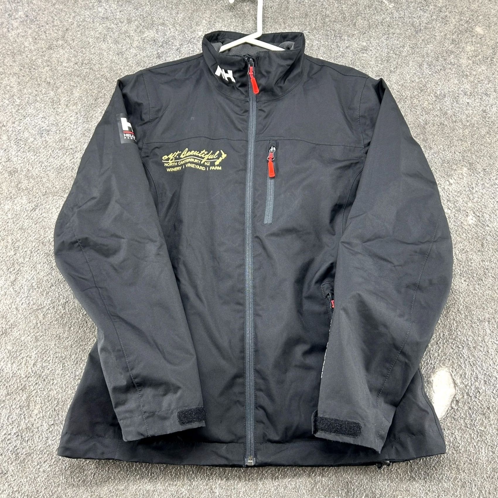 Helly Hansen VINTAGE Helly Hansen Jacket Womens M Black Windbreaker Polyester Sailing Crew Midlayer Size M / US 6-8 / IT 42-44 - 2 Thumbnail