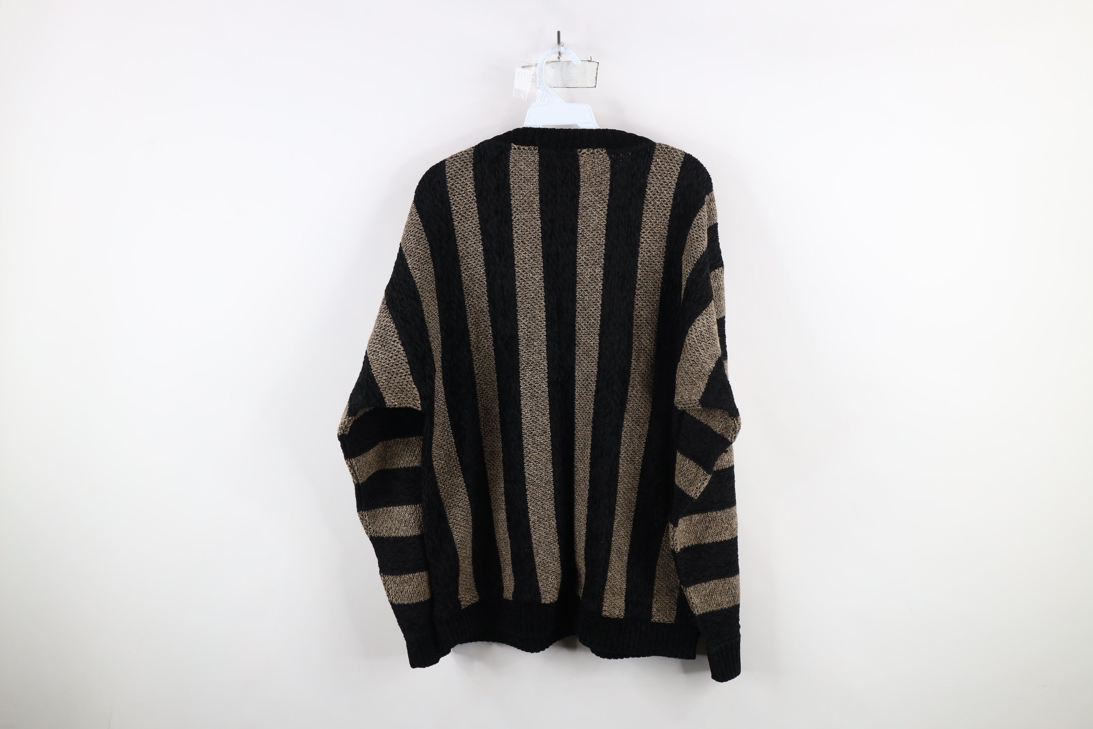 Vintage Vintage 90s Streetwear Textured Knit Crewneck Sweater US Size US XL / EU 56 / 4 - 7 Thumbnail
