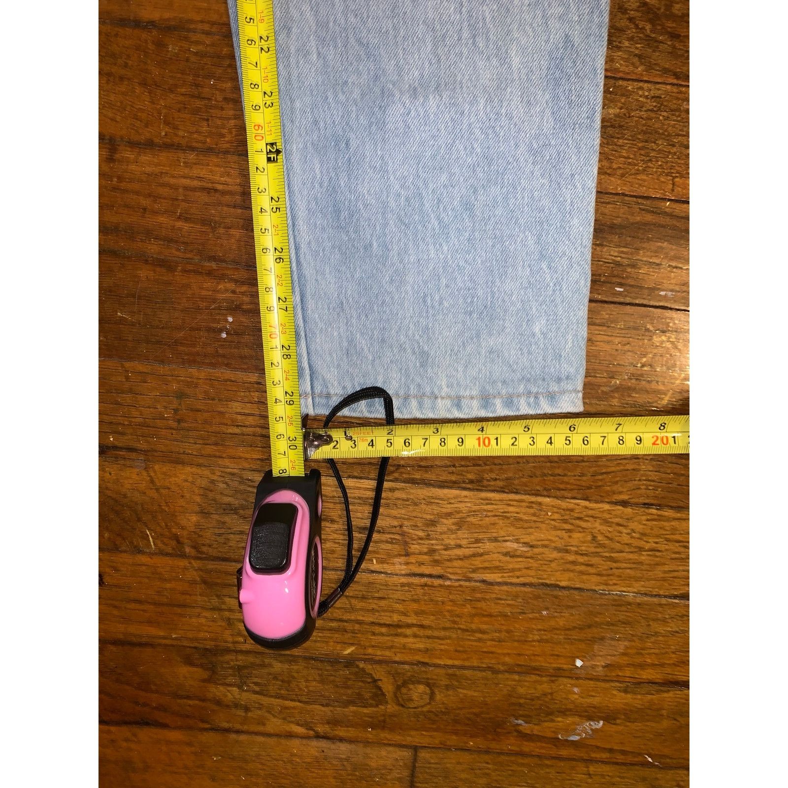 Valentino × Vintage Valentino Jeans High Waisted Mom Jeans Light Wash Size 12 Size 34" / US 12 / IT 48 - 6 Thumbnail