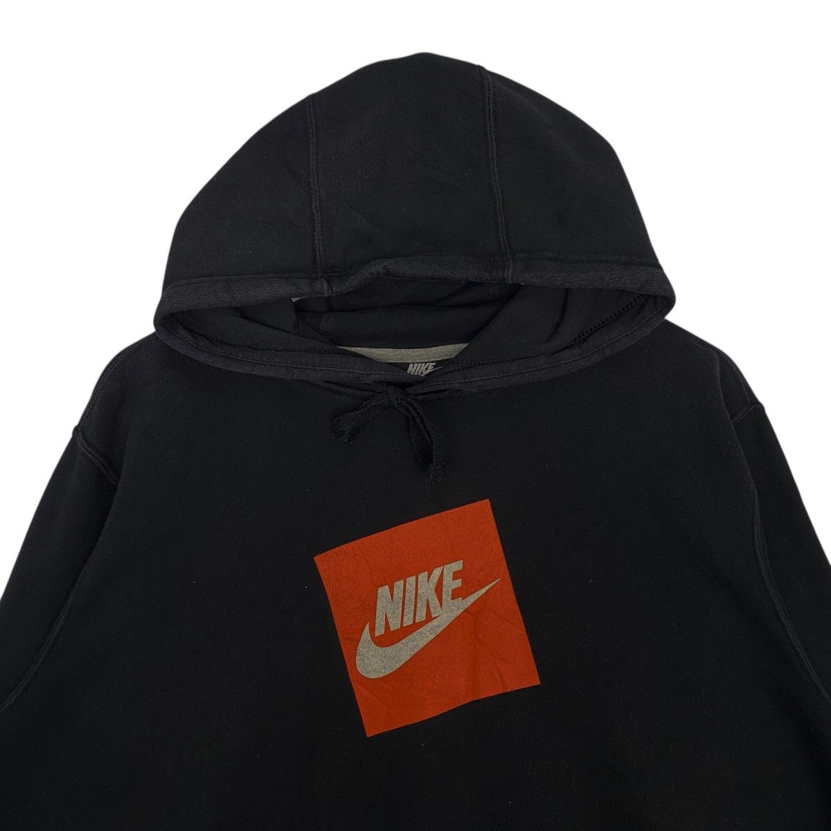 Nike Vintage Nike Hoodie Sweater Small Logo Black Size XL Size US XL / EU 56 / 4 - 4 Thumbnail