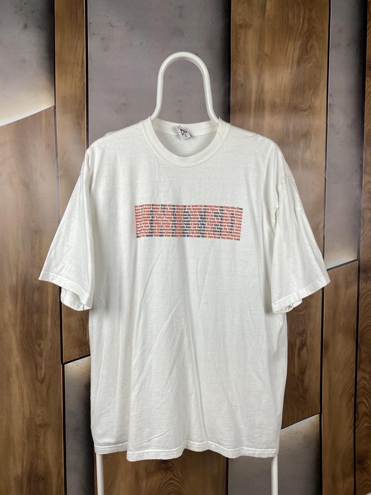 Vintage 👹Vintage 90s T-Shirt Manchester United Fan Tee👹 Size US XL / EU 56 / 4 - 1 Thumbnail