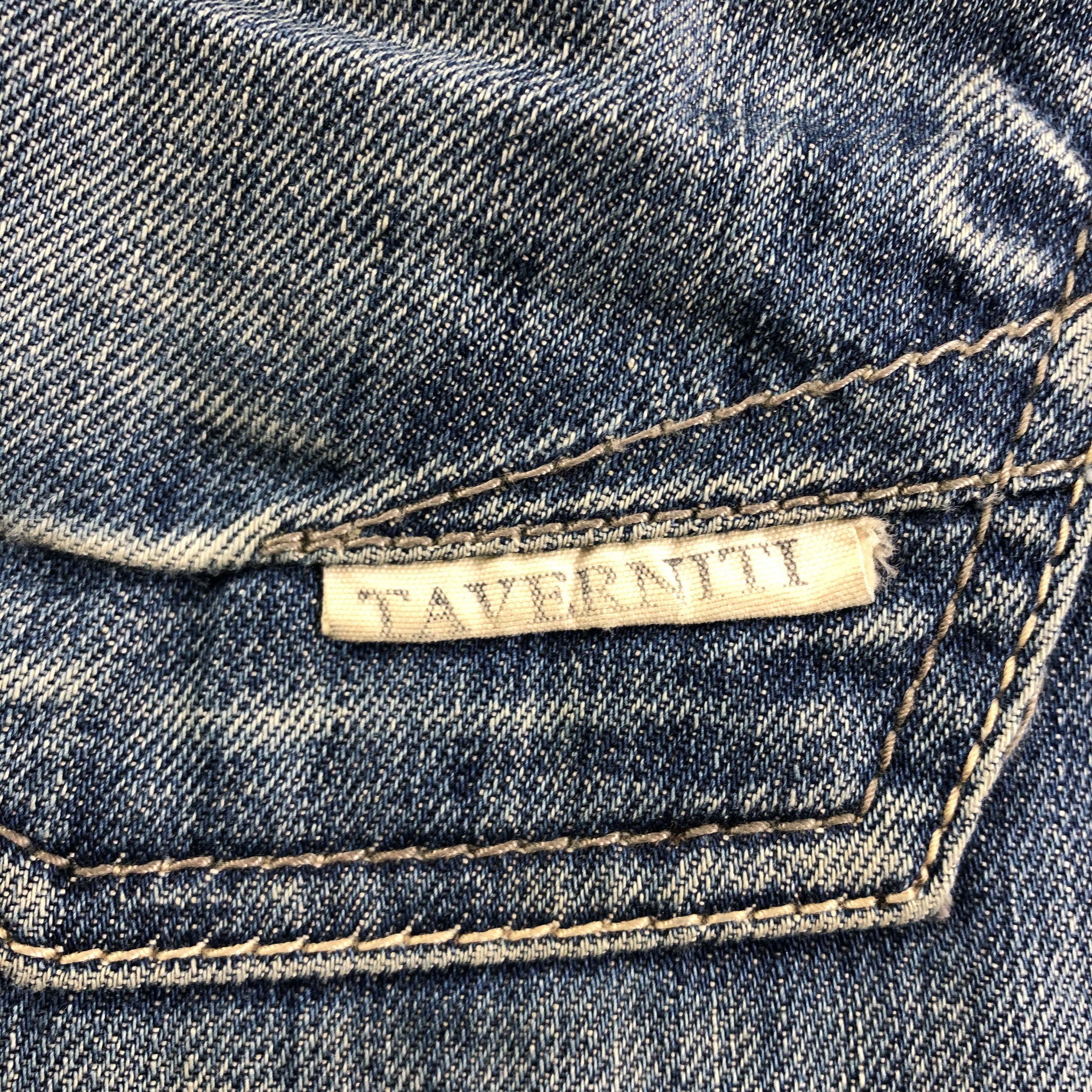 Taverniti Rod 19 Taverniti Jeans Faded Blue Denim KJ1908 Size US 33 - 6 Thumbnail