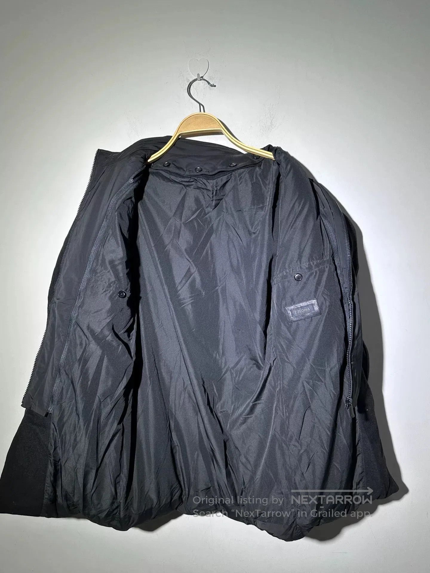 Ermenegildo Zegna Zegna Men's Puffer Jacket with Detachable Zip. Size US M / EU 48-50 / 2 - 8 Thumbnail