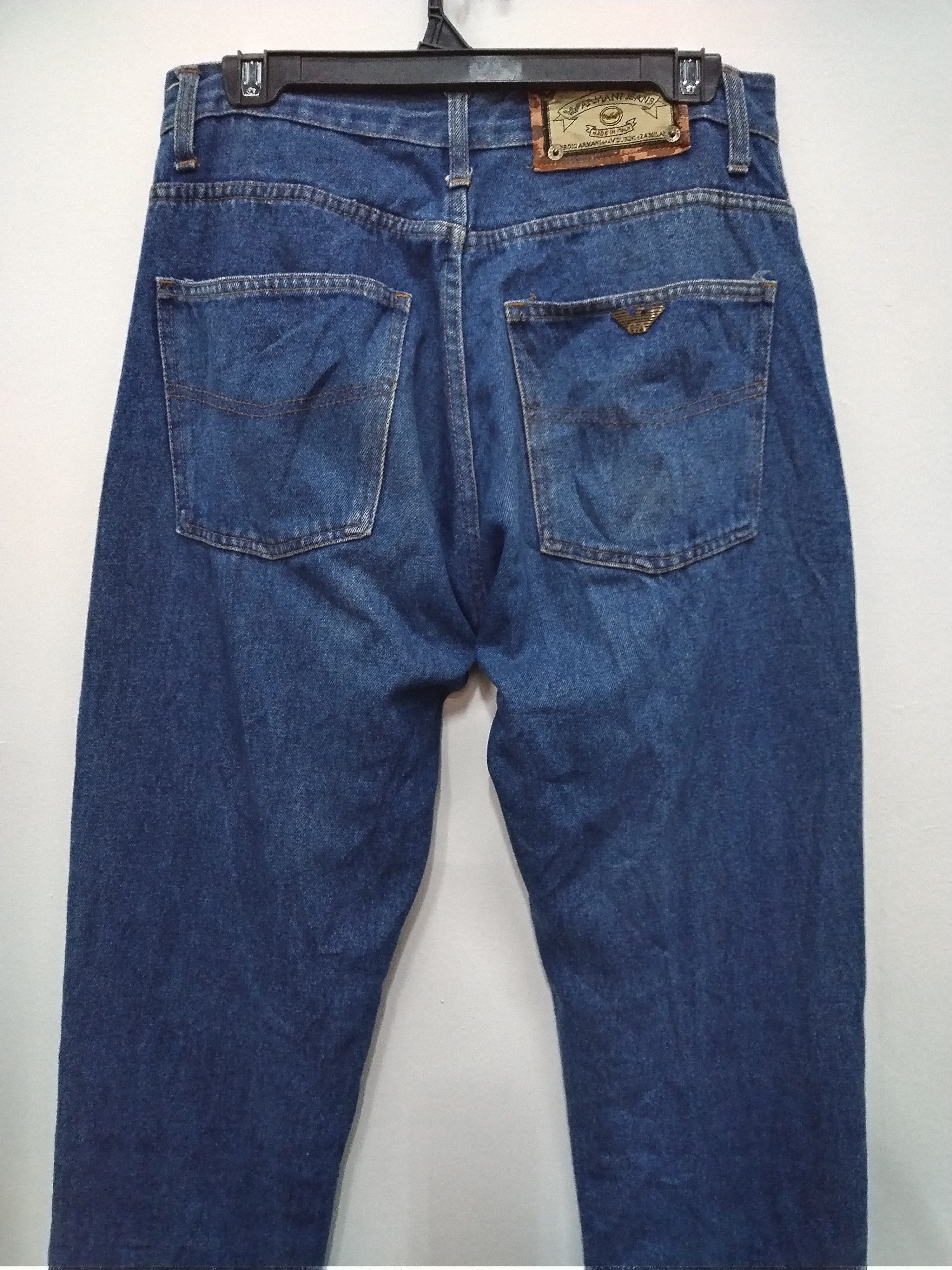 Giorgio Armani × If Six Was Nine × Vintage 💥 Vintage GA Armani Jeans sunfaded blue Jeans made in italy Size US 33 - 15 Thumbnail