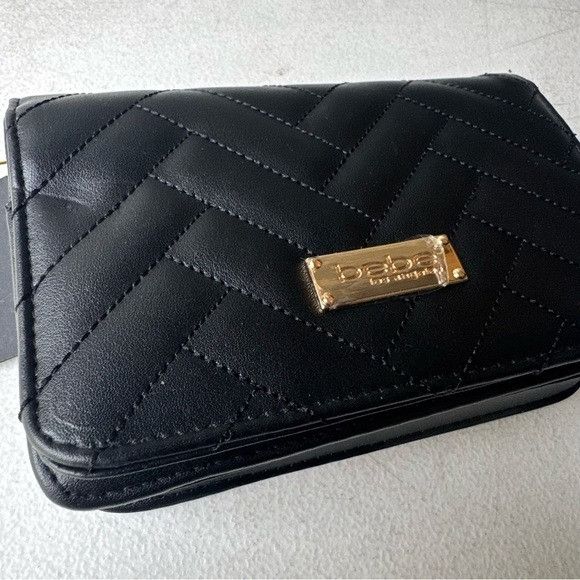 Bebe NWT BEBE SOPHIA CROSSBODY SMALL BLACK Size ONE SIZE - 3 Thumbnail