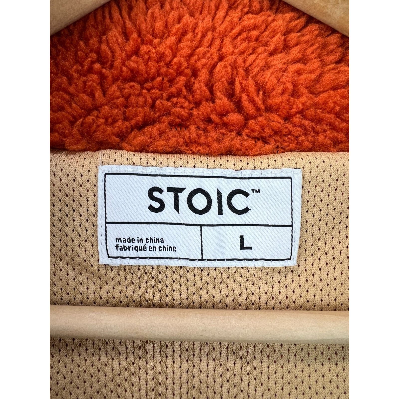 Stoic Stoic Mens MTN Pullover 1/2 Zip Sherpa Rust Yellow Fleece Lg Size US L / EU 52-54 / 3 - 7 Thumbnail