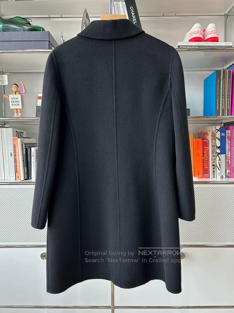 Fendi Fendi Black cut-out leather patched pocket bow detail wool Size XS / US 0-2 / IT 36-38 - 2 Thumbnail