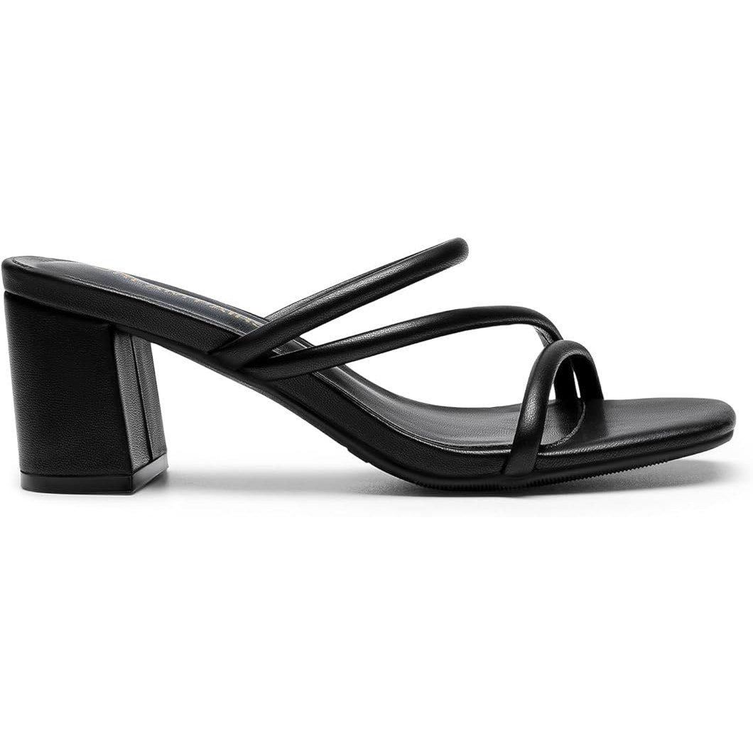 Other New Dream Pairs Women's Black Faux Leather Block Heels 9 Size US 9 / IT 39 - 4 Thumbnail