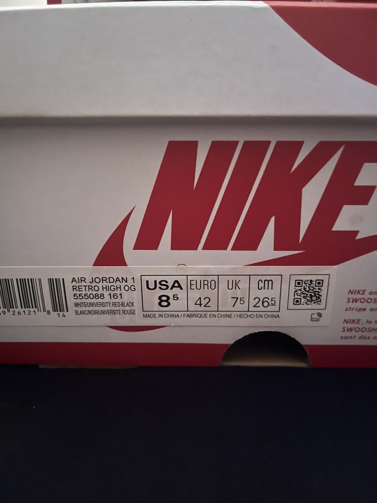 Jordan Brand × Nike Jordan 1 high Heritage Size US 8.5 / EU 41-42 - 7 Thumbnail