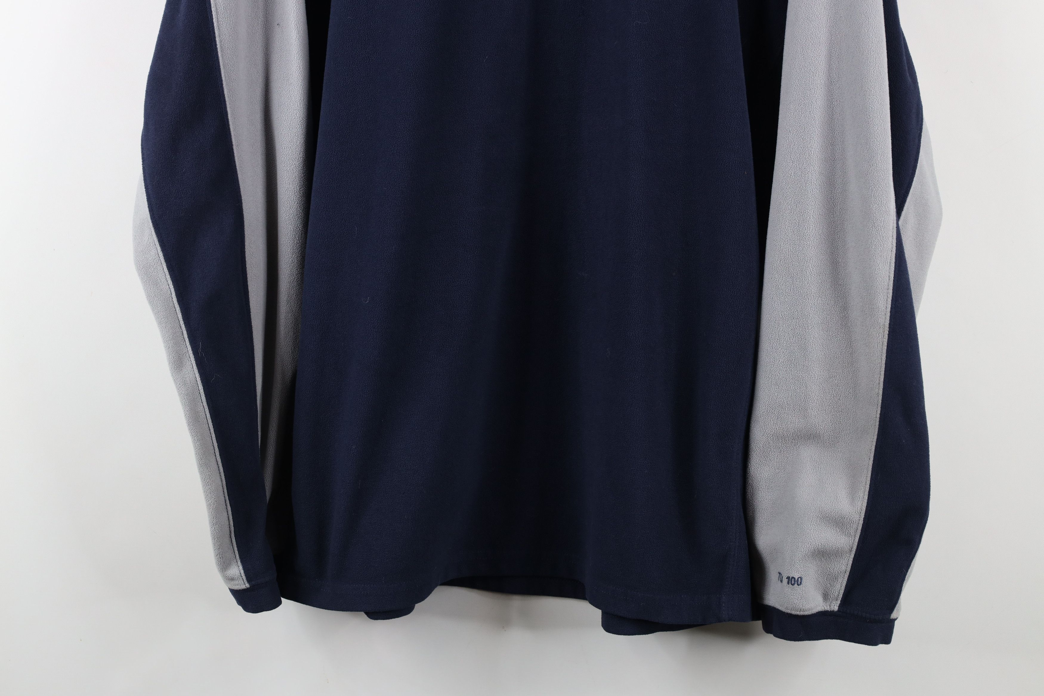 The North Face × Vintage Vintage The North Face Spell Out Half Zip Fleece Sweater Size US L / EU 52-54 / 3 - 3 Thumbnail