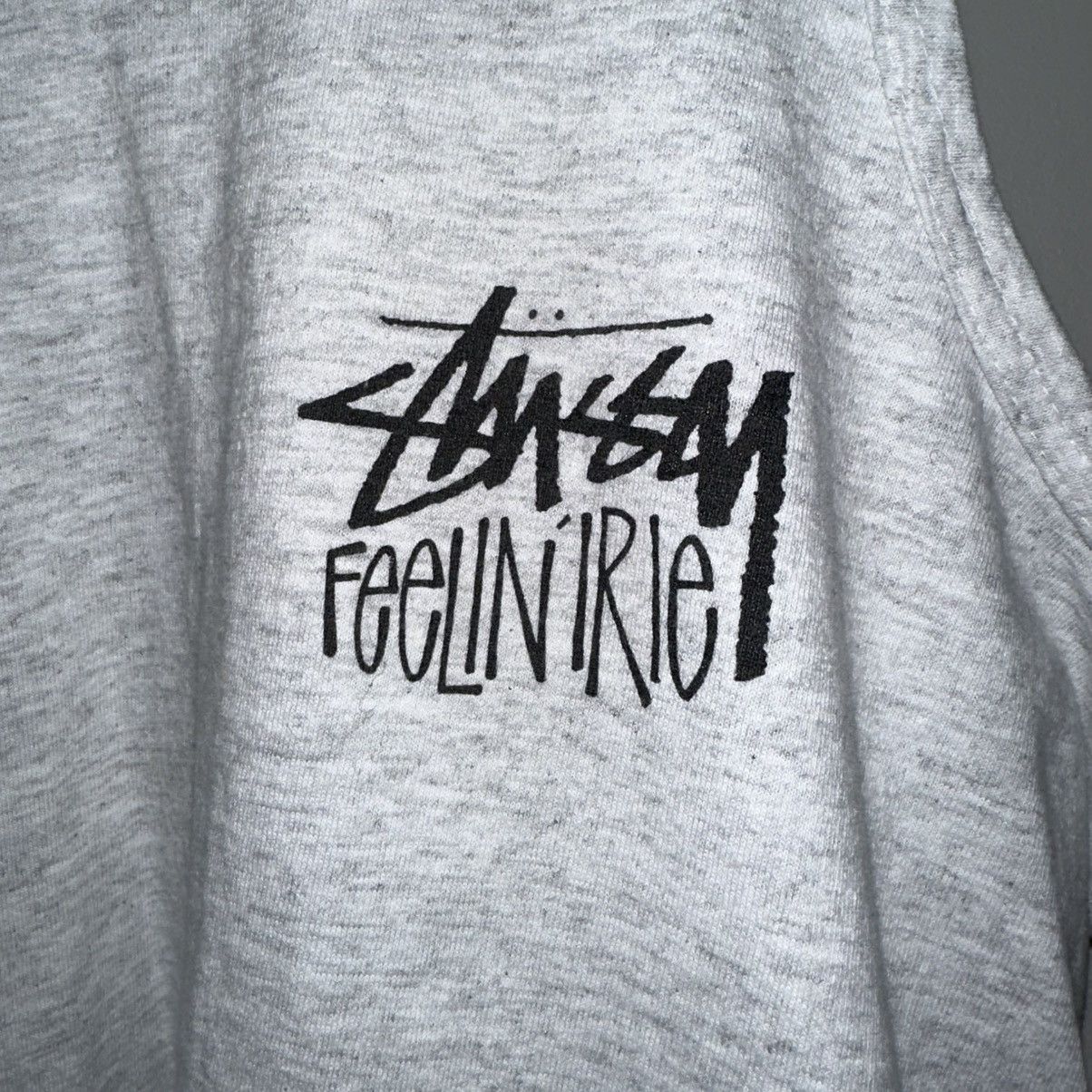 Stussy STUSSY Mens Large Gray Tank Top Feelin Irie Graphic Vintage Size US L / EU 52-54 / 3 - 6 Thumbnail