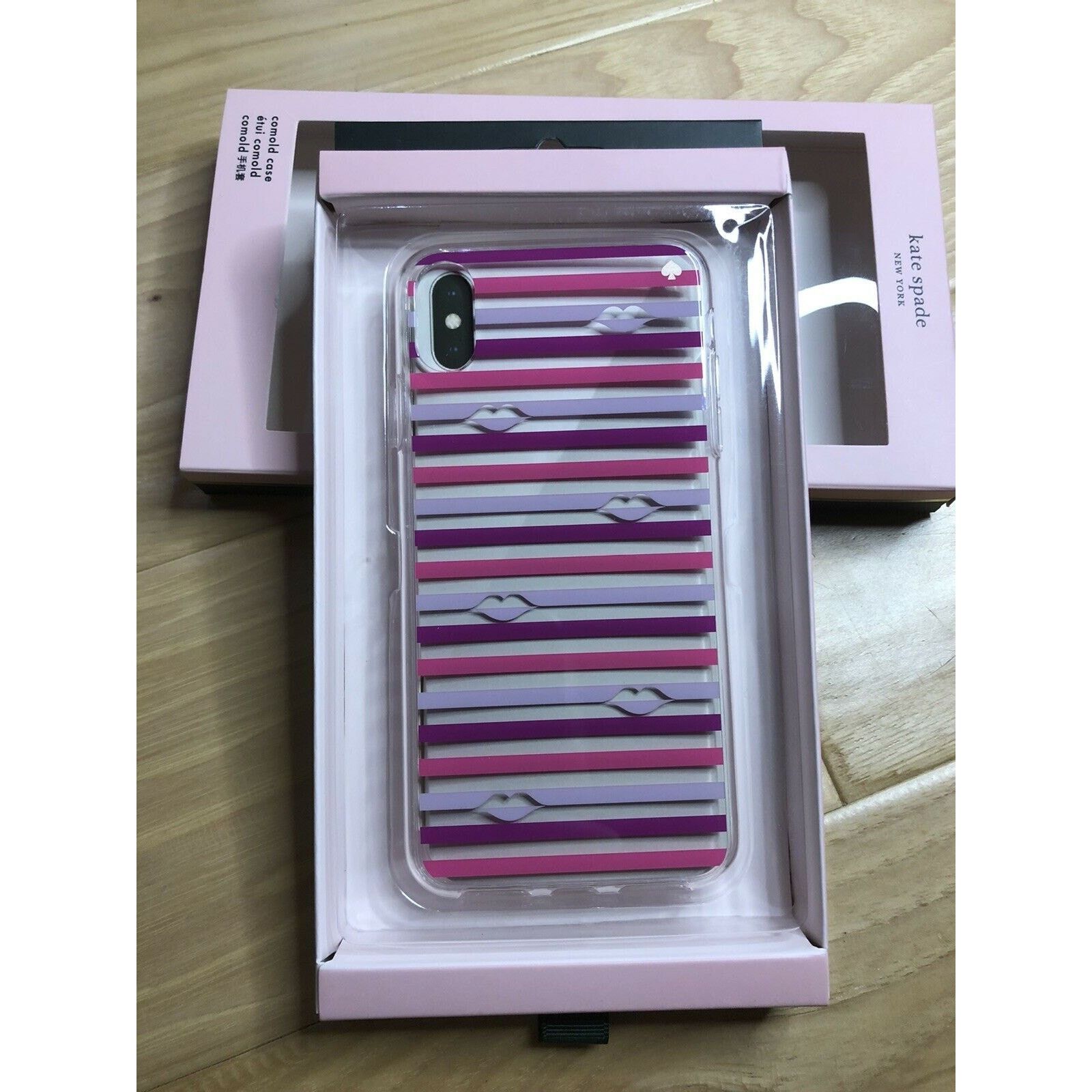 Kate Spade Kate Spade New York Lips with Stripe iPhone XS MAX Case Size ONE SIZE - 3 Thumbnail