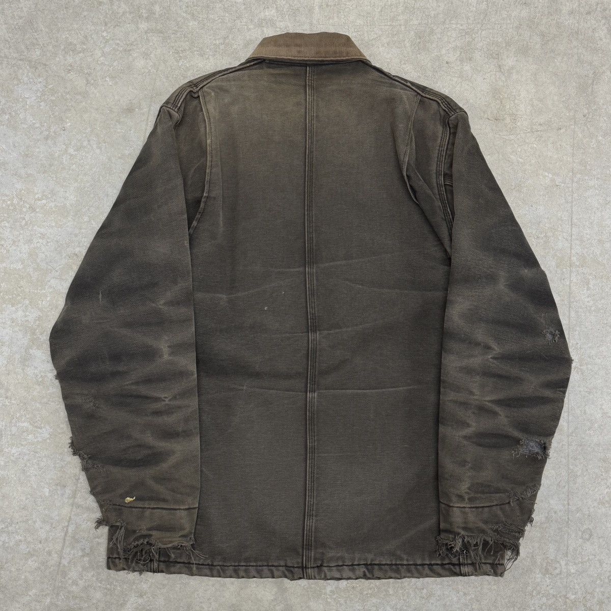 Carhartt Vintage Carhartt Jacket Thrashed Sun Faded Size US L / EU 52-54 / 3 - 2 Thumbnail