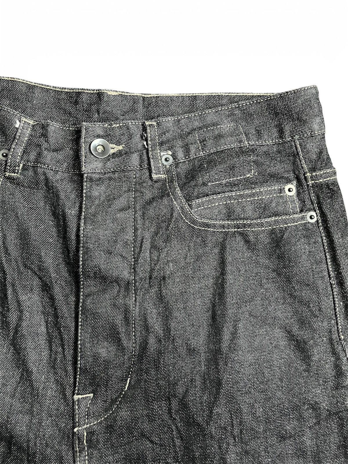 Rick Owens Drkshdw FW18 Rick Owens DRKSHDW Indigo Collapse Cut Jeans Size US 29 - 6 Thumbnail