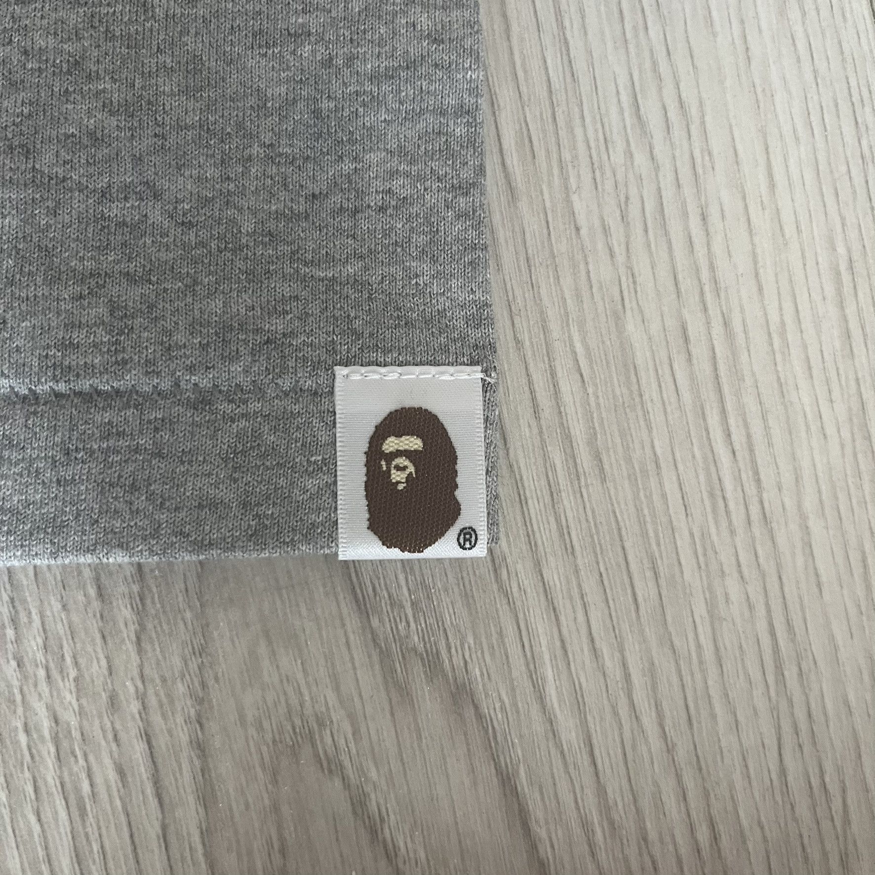 Bape Bape By Bathing Ape Gray Tee Large Size US L / EU 52-54 / 3 - 4 Thumbnail