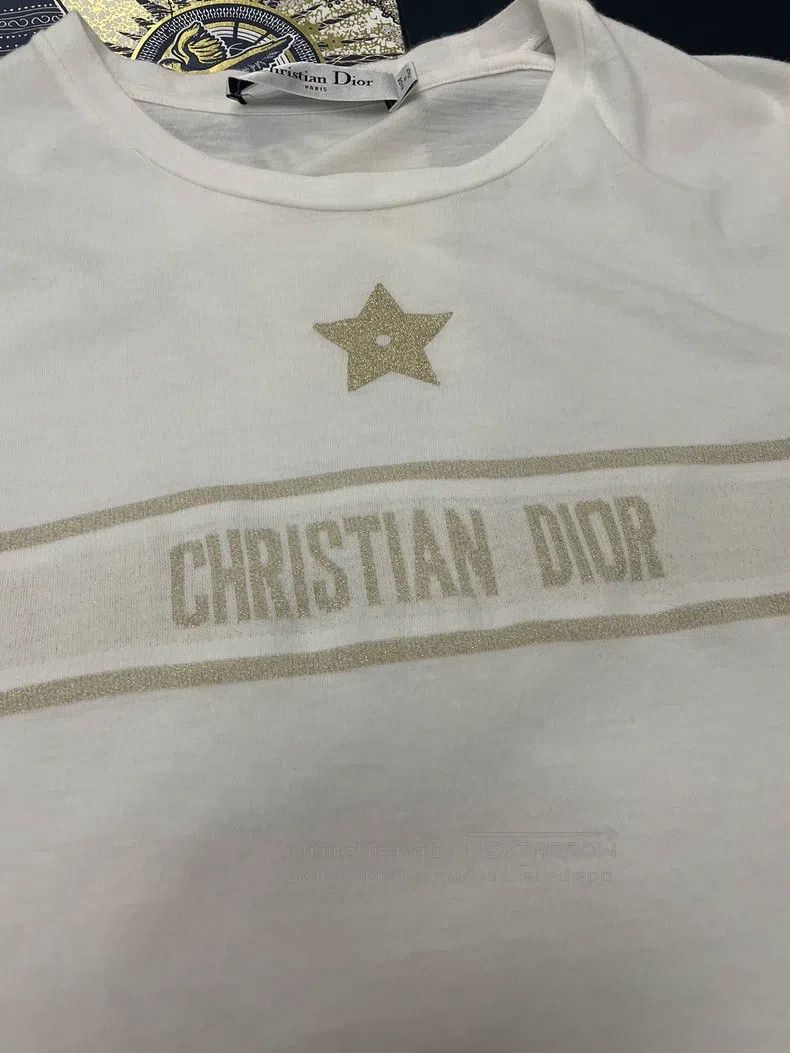 Dior Dior Platinum Lucky Star Short Sleeve Size XS / US 0-2 / IT 36-38 - 2 Thumbnail