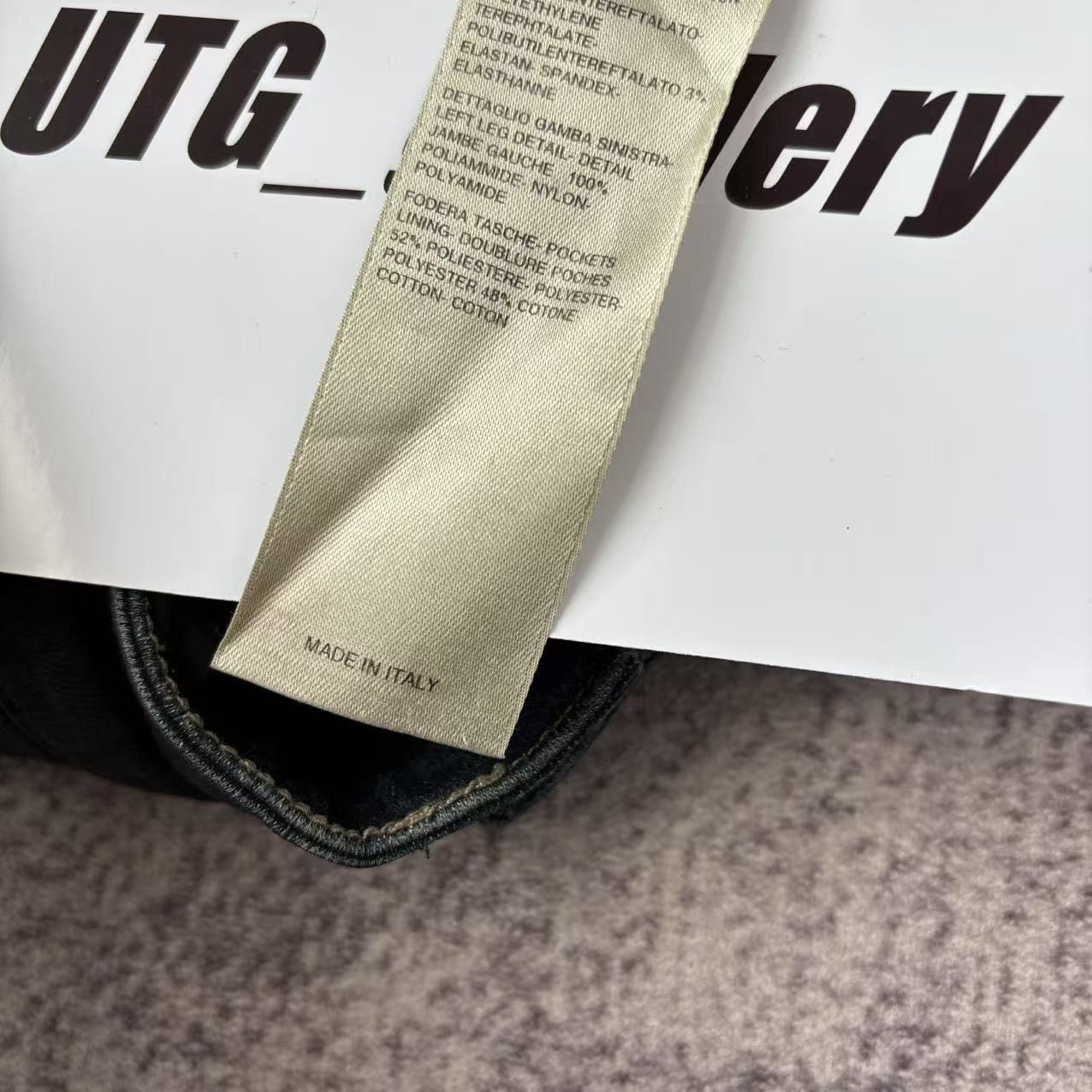 Rick Owens Rick Owens Waxed Tyrone Cut Reconstructed Denim “SAMPLE” Size US 34 / EU 50 - 10 Thumbnail