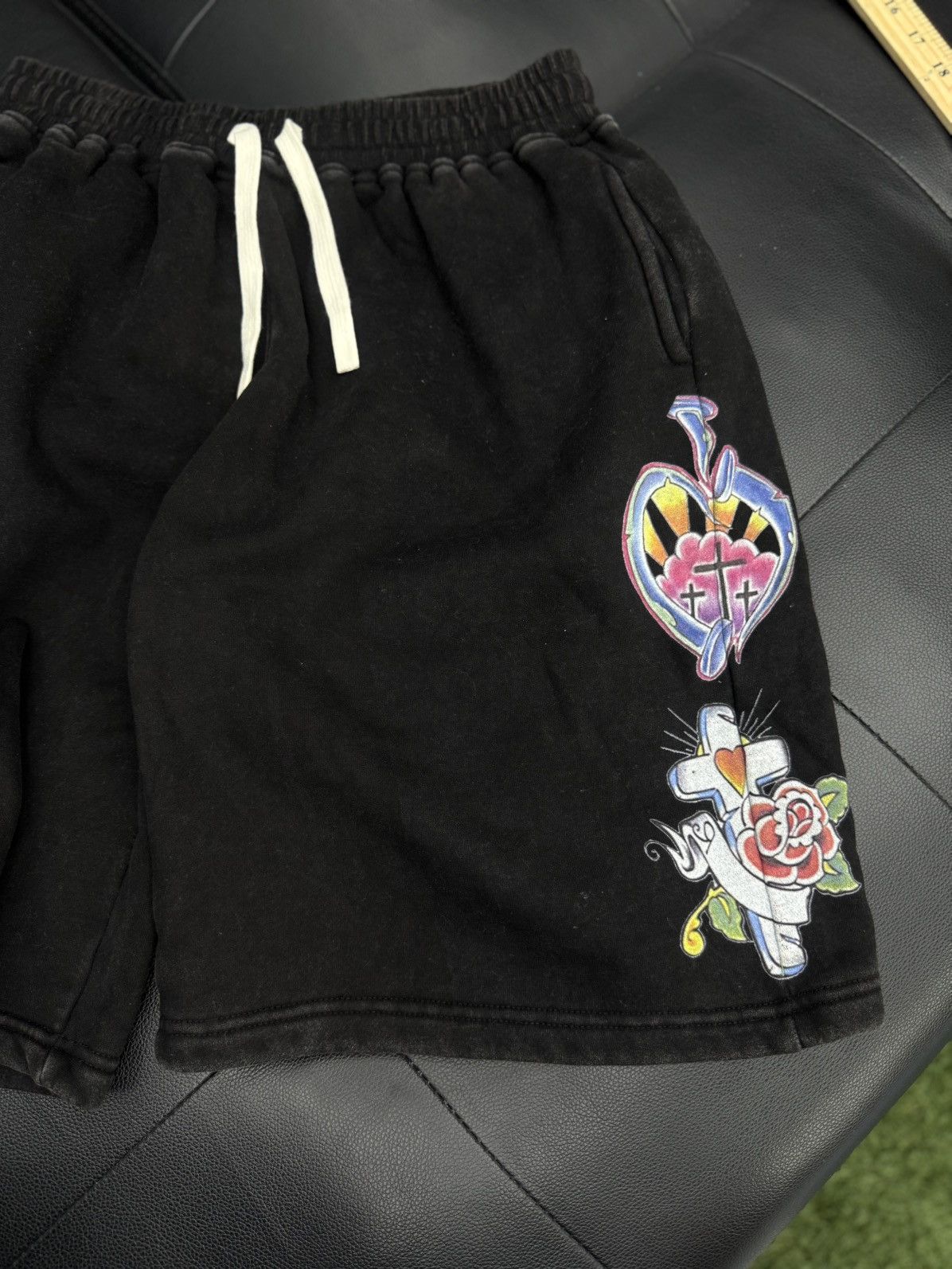 Other We Are Righteous Black Cotton Shorts Size Medium (NEW) Size US 30 / EU 46 - 3 Thumbnail