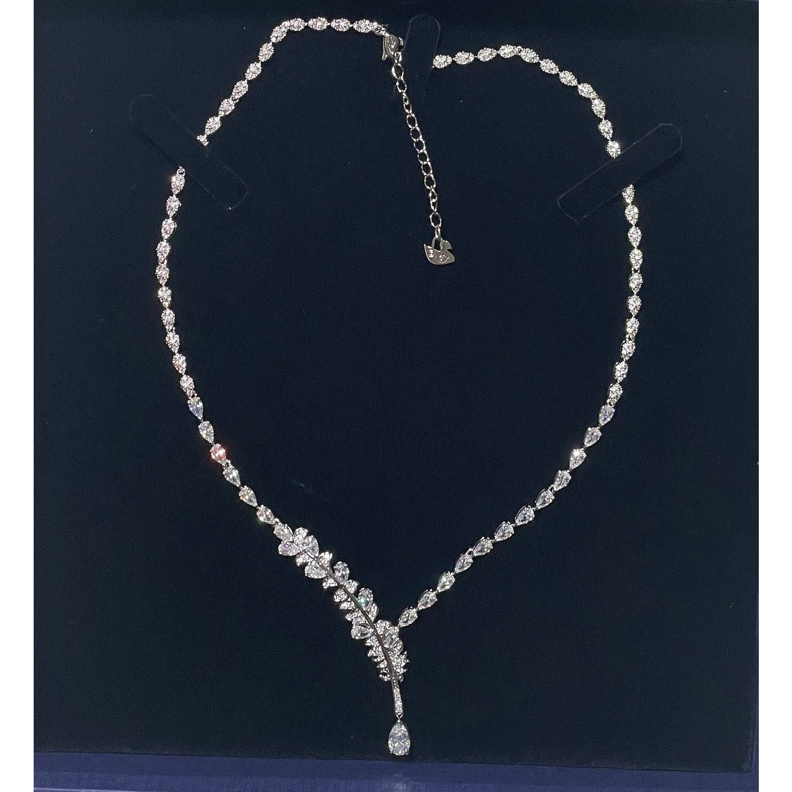 Swarovski Swarovski Nice Necklace White Rhodium Plated New Size ONE SIZE - 5 Thumbnail